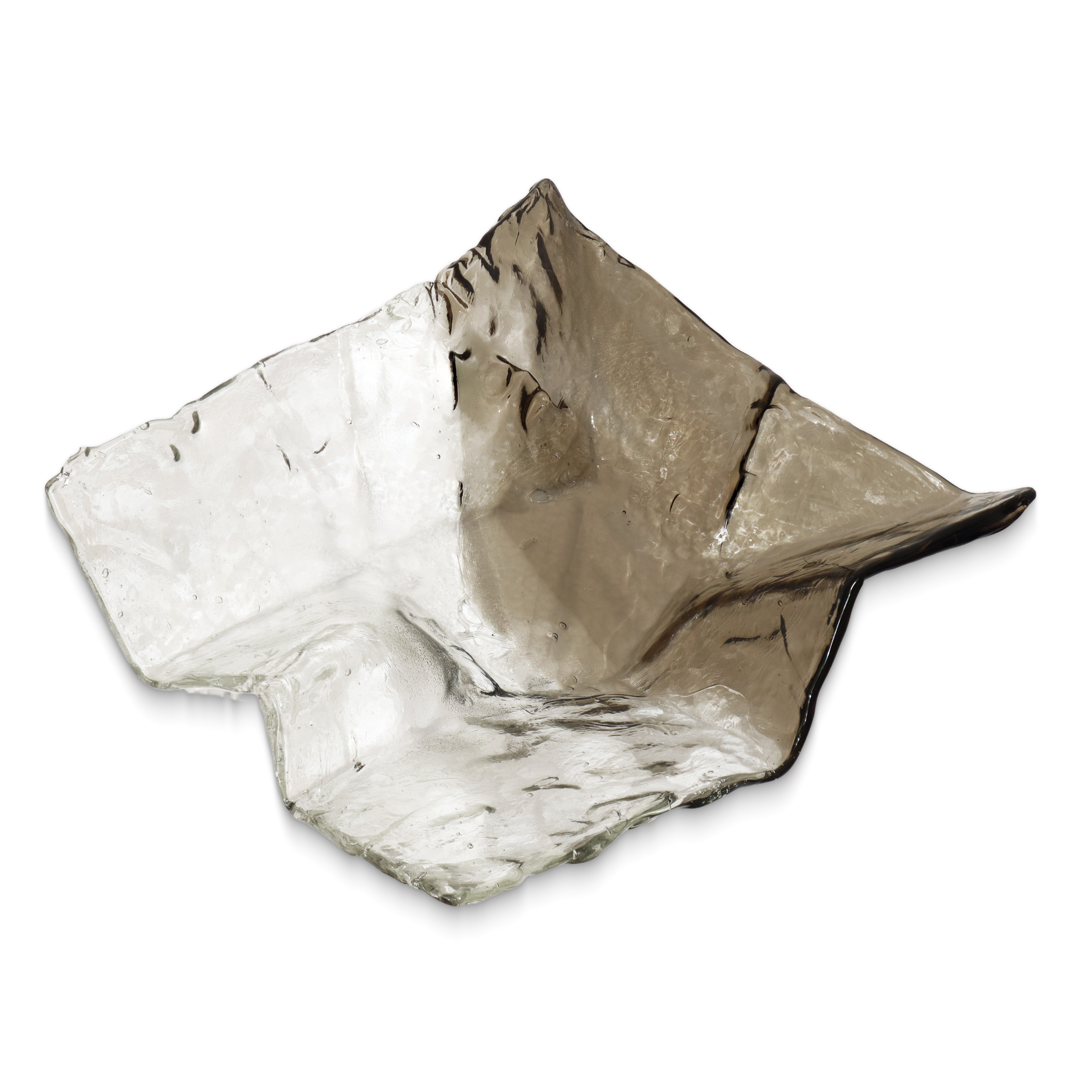 Centrotavola vintage in vetro di Carlo Nason per Mazzega