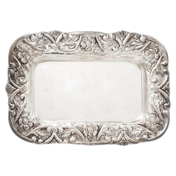 Sweet  England - Small silver metal serving tray