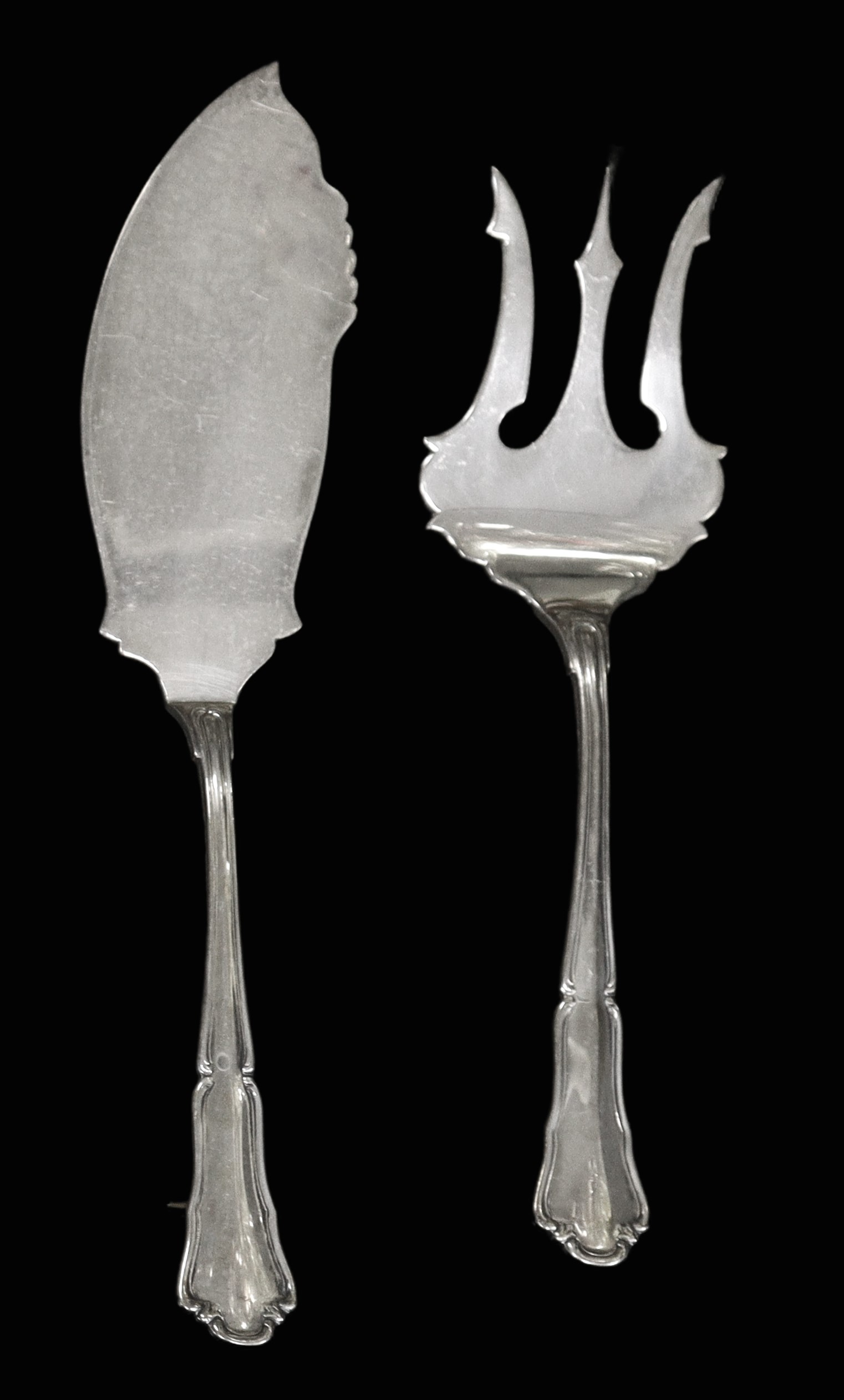 Servizio da Pesce in Argento Massiccio