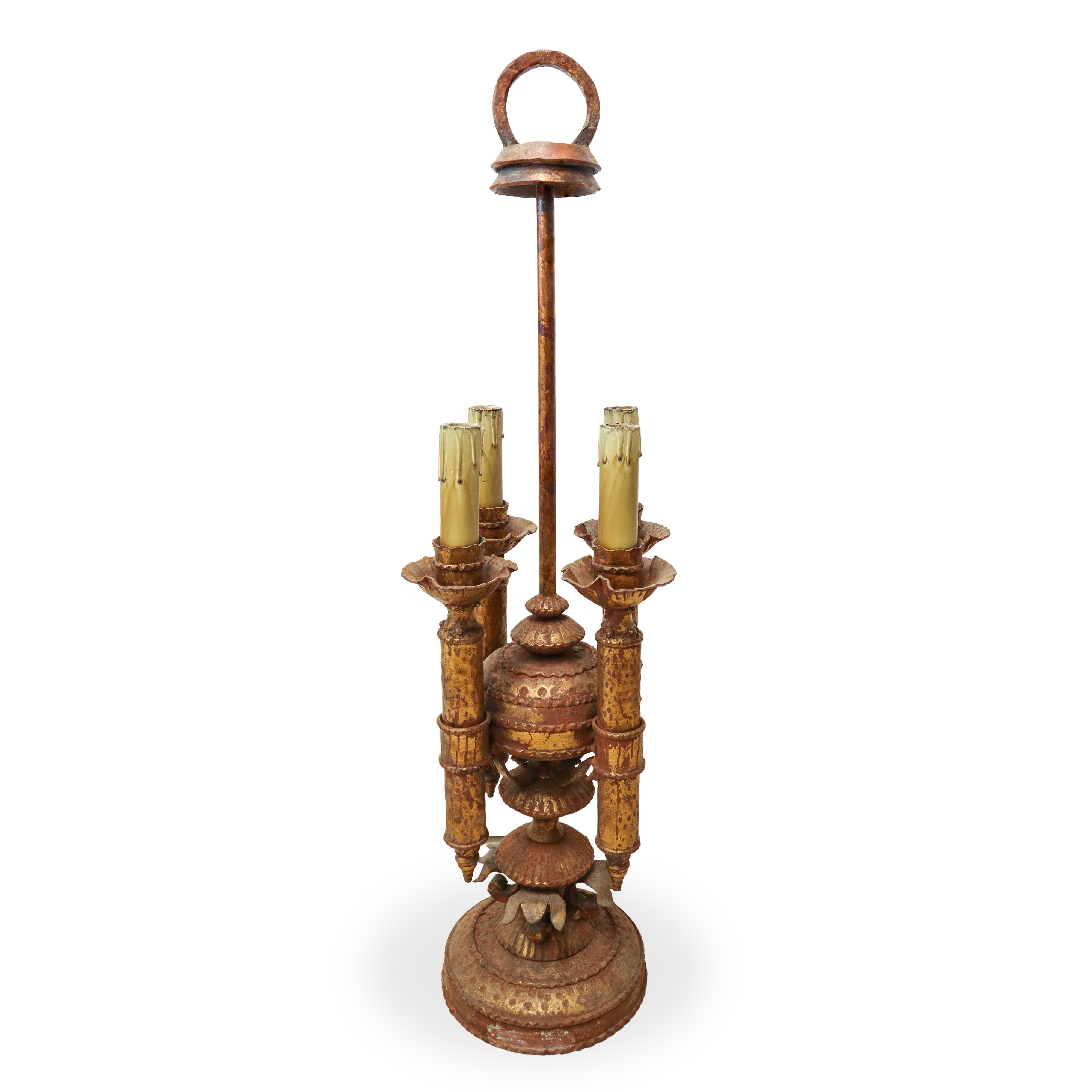 Lume in Ottone a 4 Candele