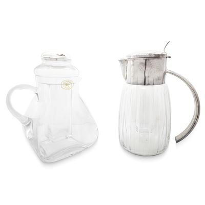 Due Caraffe in Vetro con Portaghiaccio