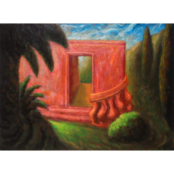 Gaetano  Tranchino - Di sera in giardino