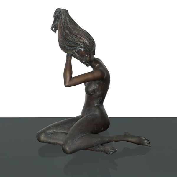 Sergio Capellini - Cinzia, bronze sculpture