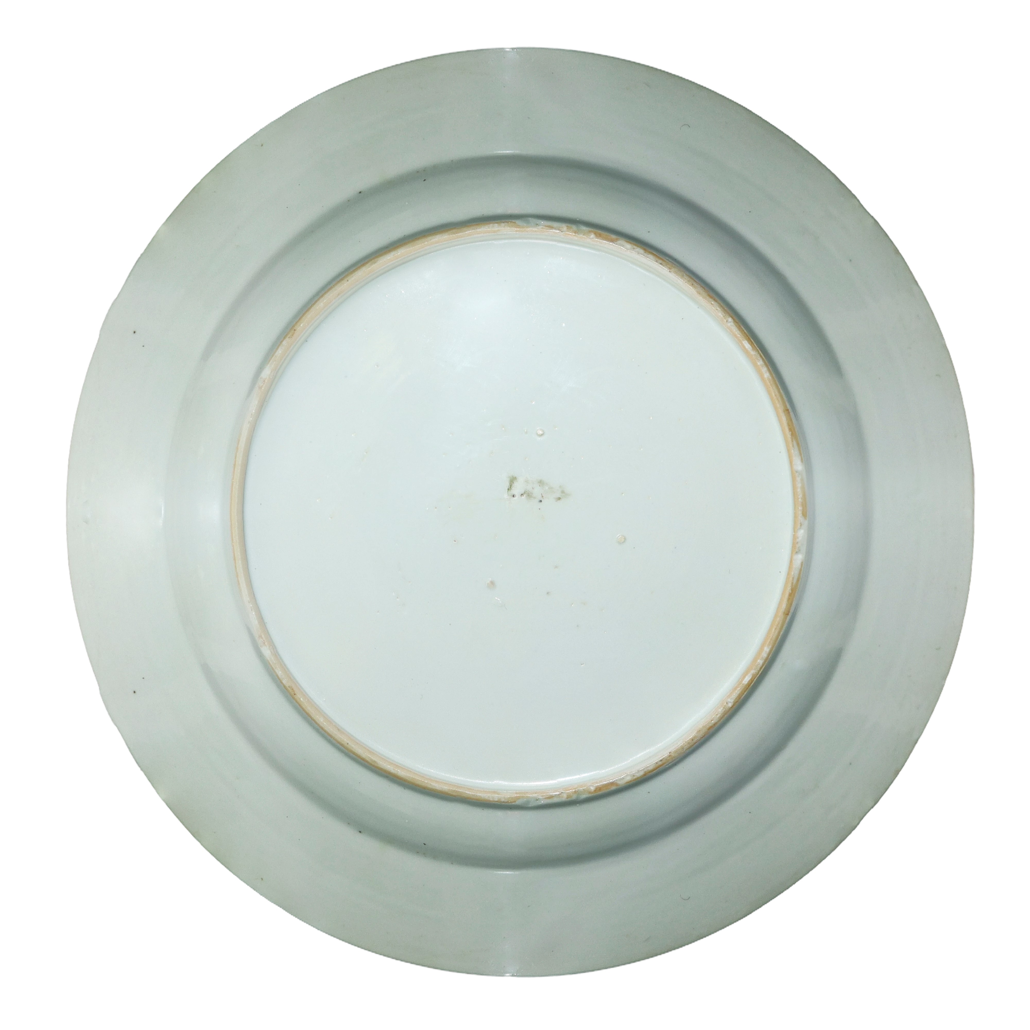 Piatto Cinese in Ceramica del Periodo Kangxi