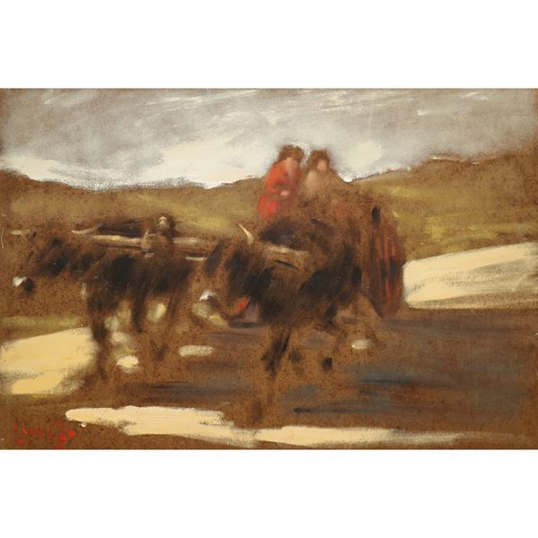 Albino Lorenzo - Women with oxen