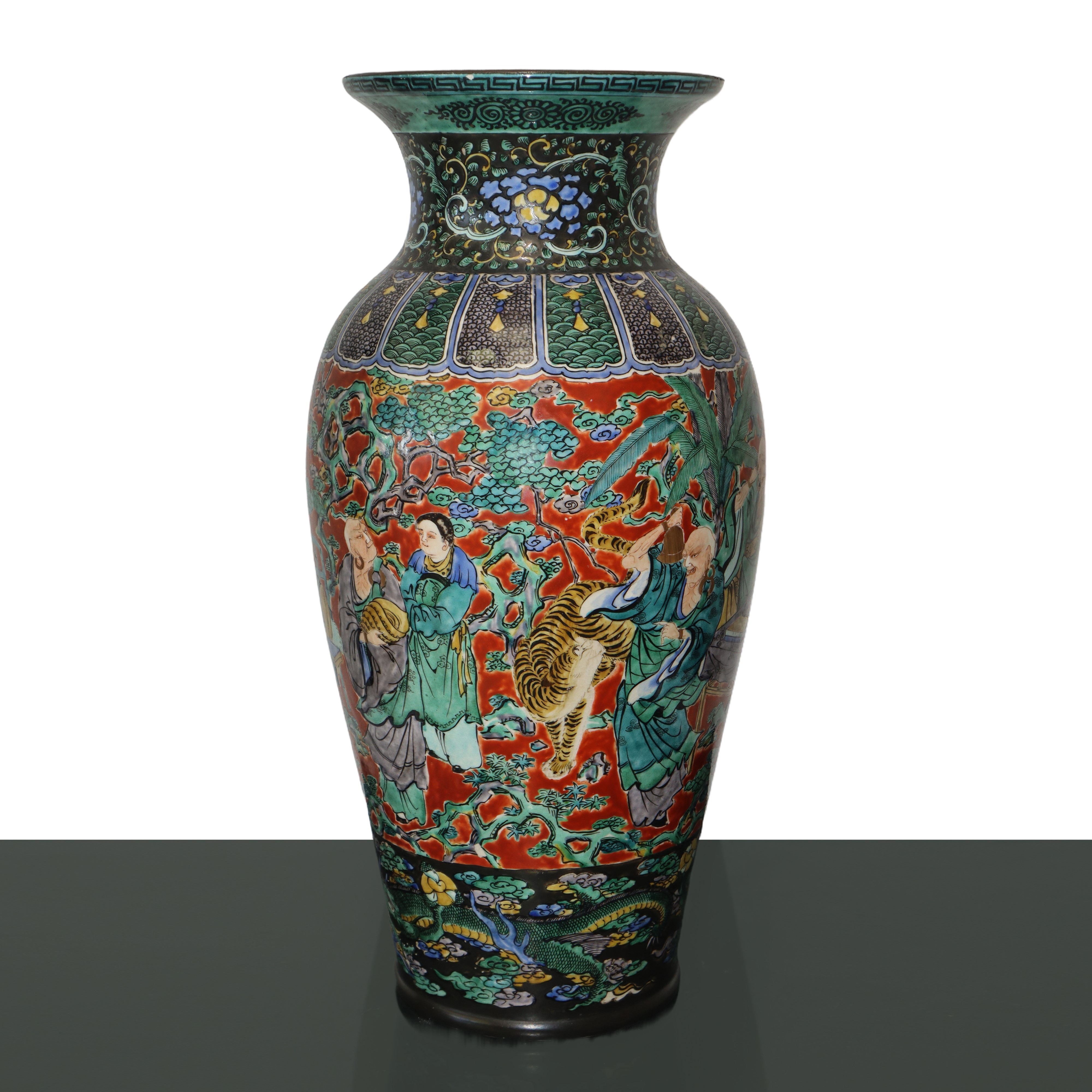 Coppia di Vasi in Ceramica Satsuma Giapponese