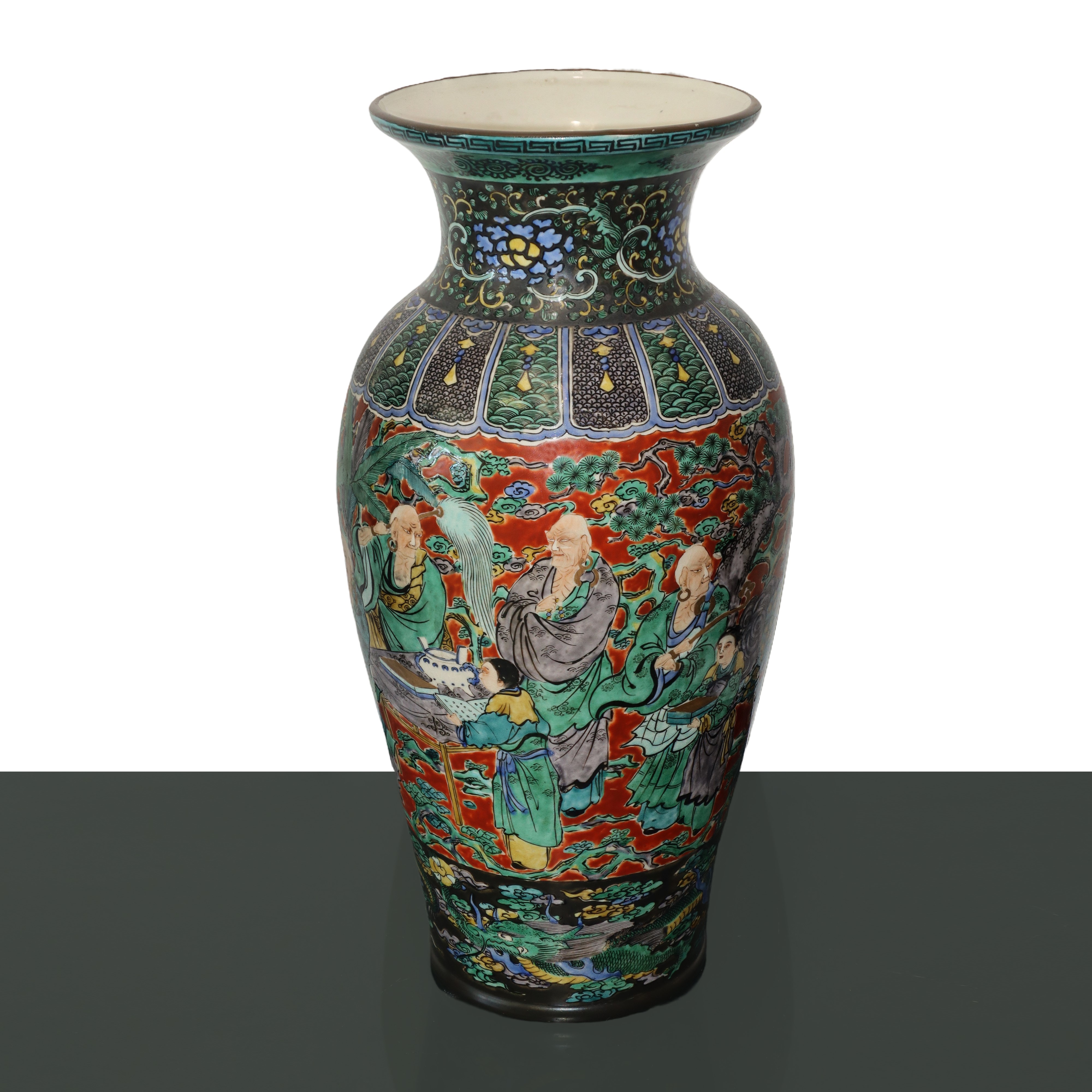 Coppia di Vasi in Ceramica Satsuma Giapponese