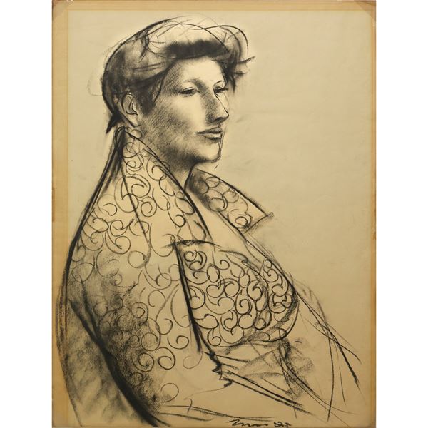 Giacomo Manz&#249; - Portrait of a woman