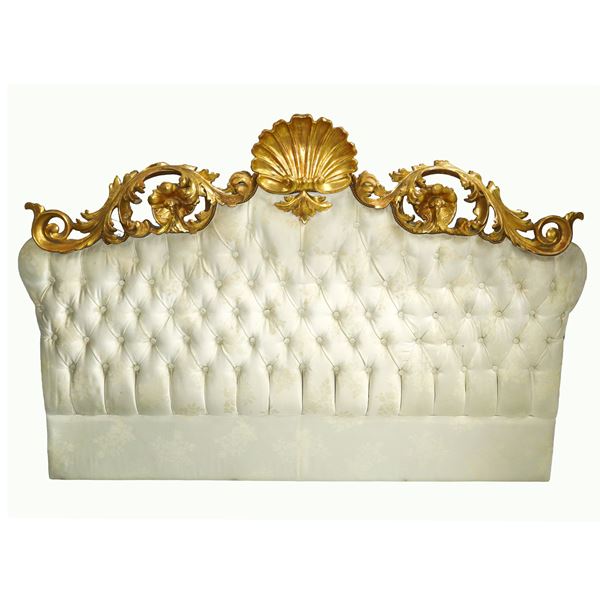 Headboard - Golden leaf wooden fragment from the end of the 18th century