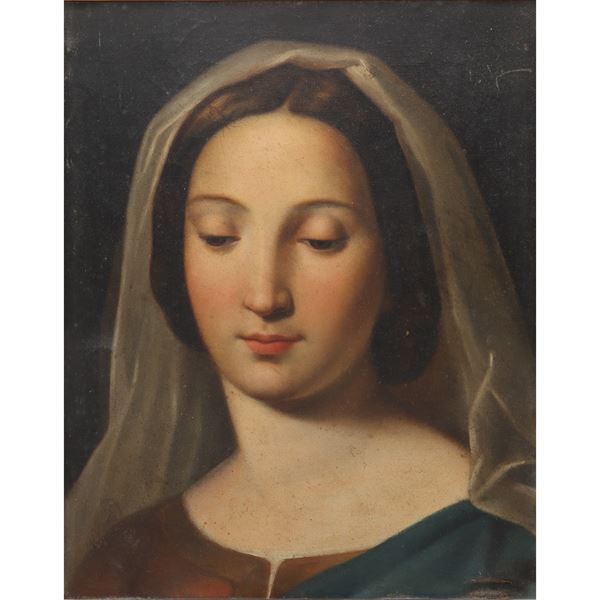 Madonna with veil