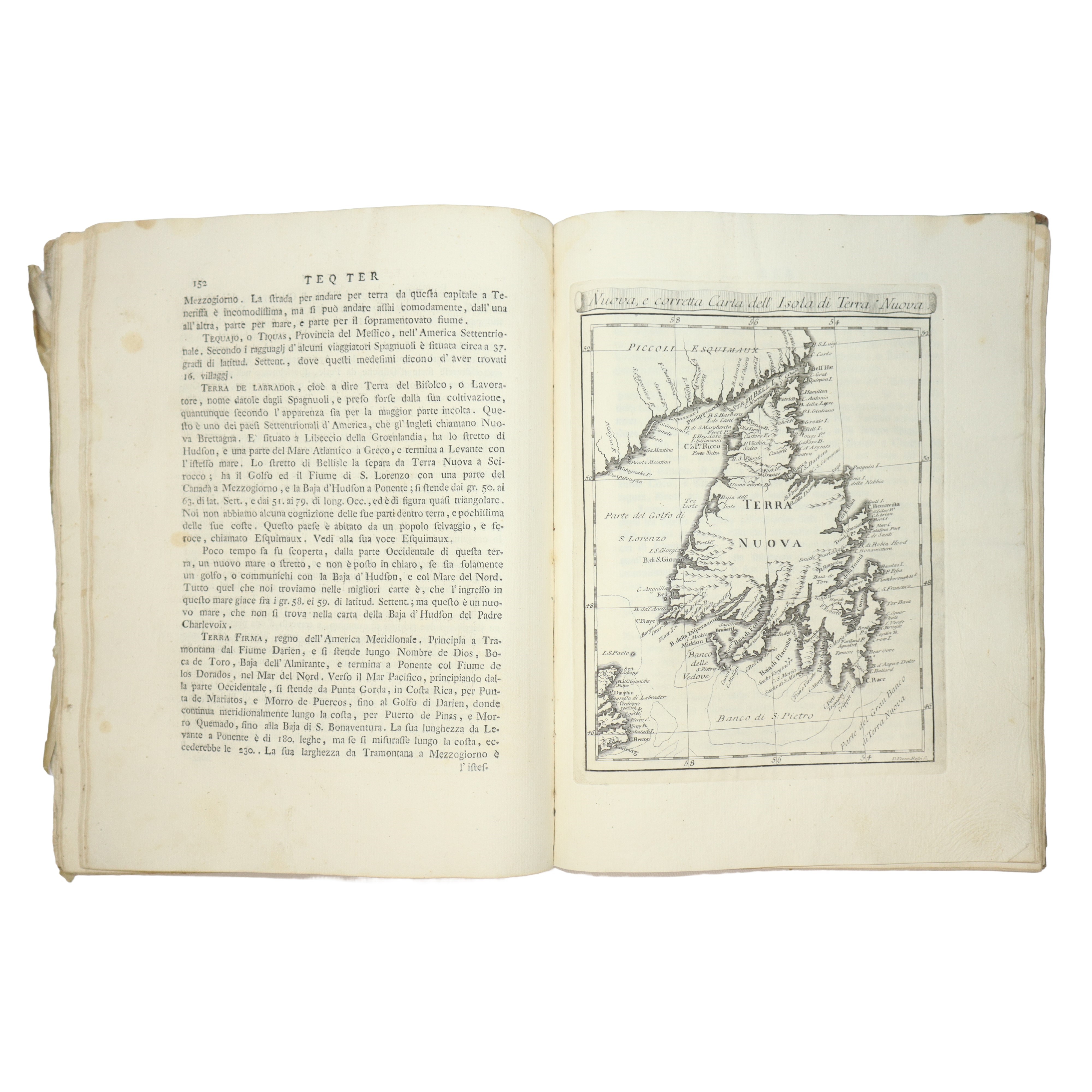 Il Gazzettiere americano contenente un distinto ragguaglio di tutte le parti del nuovo mondo Voll...