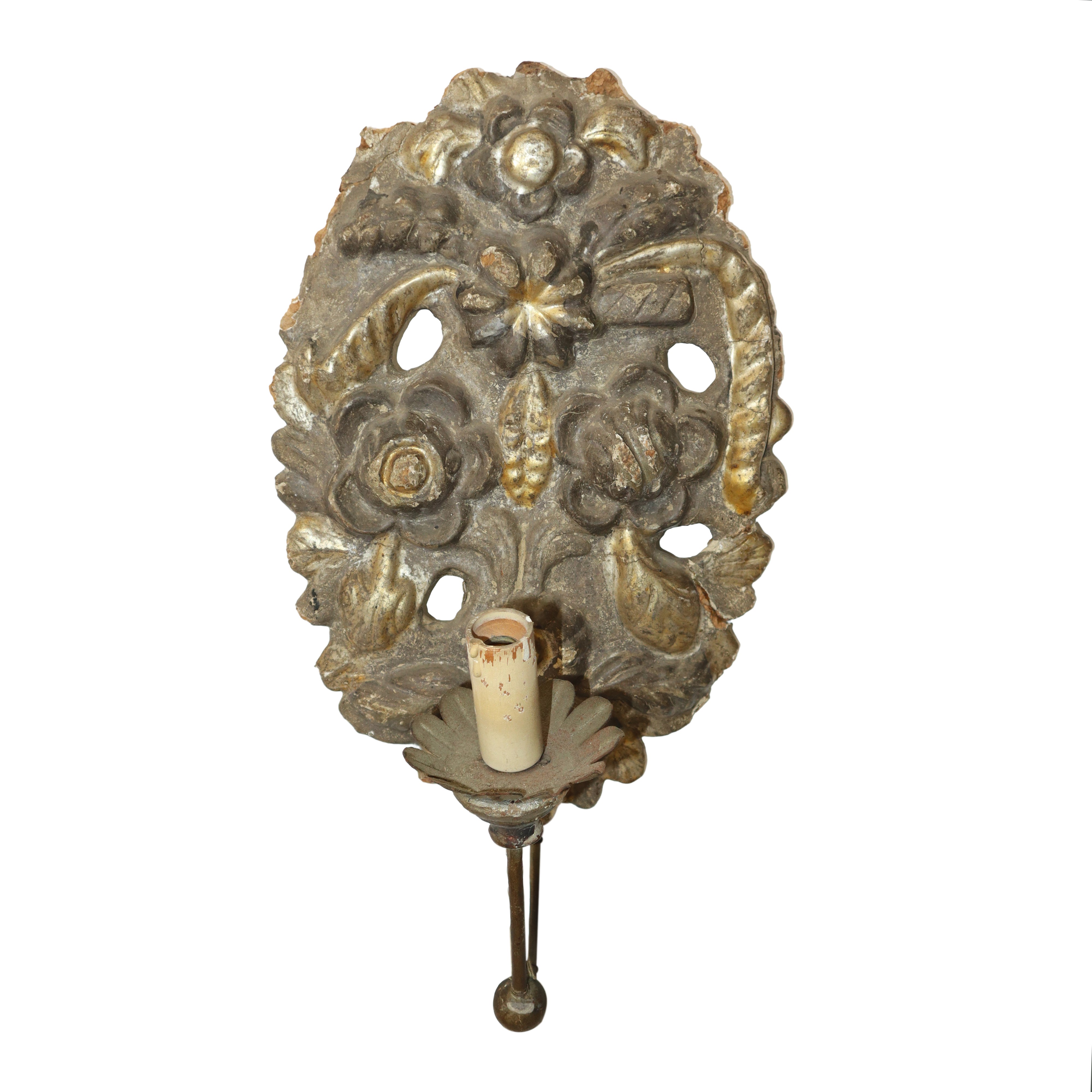 Coppia di appliques monoluce con ventolina