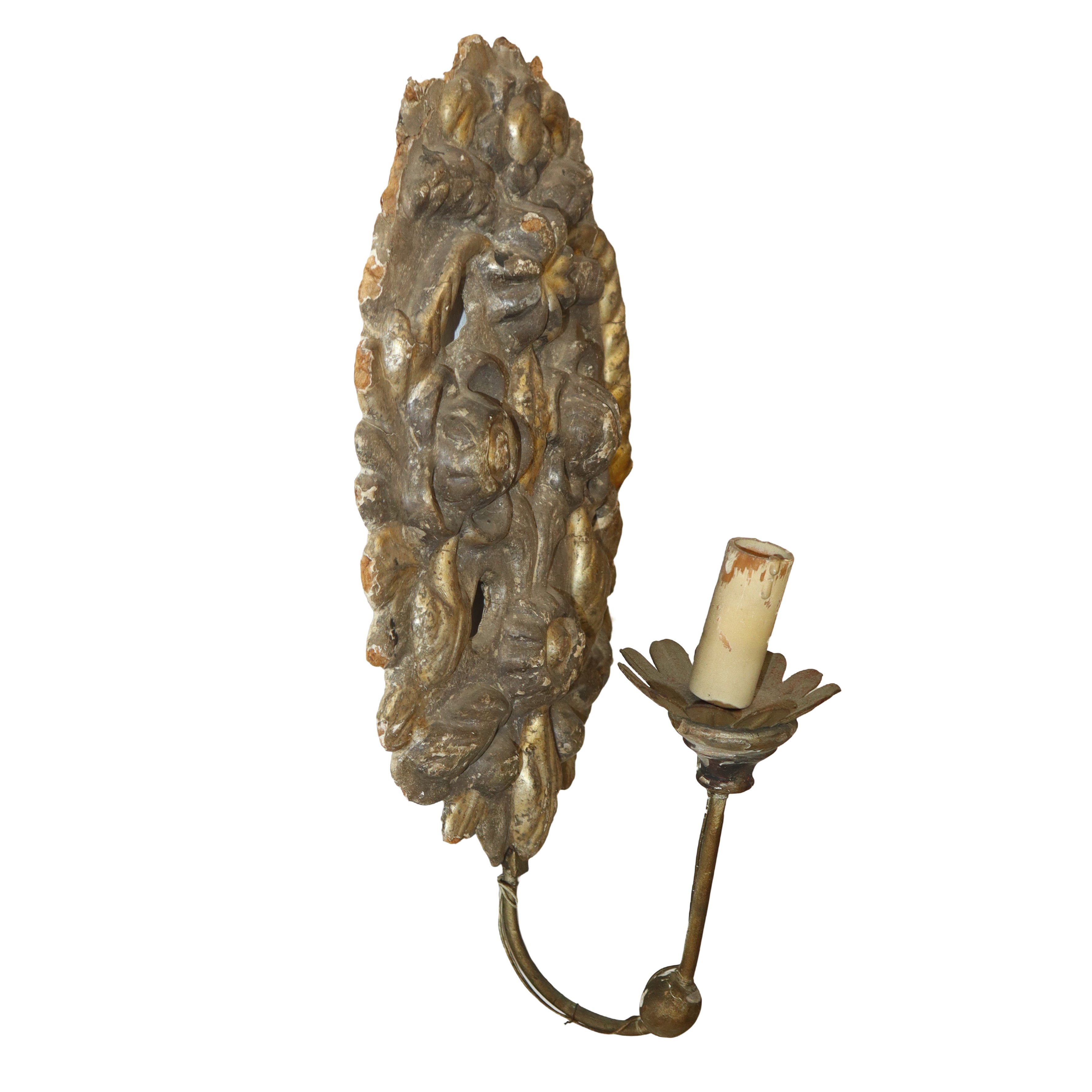 Coppia di appliques monoluce con ventolina