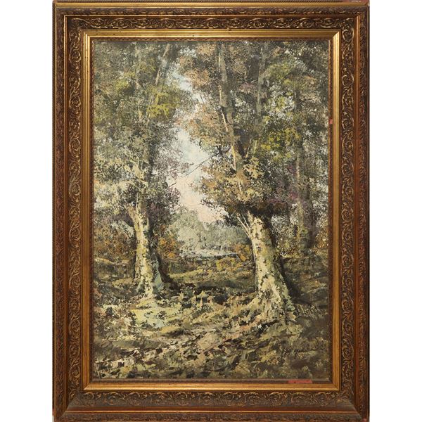 Landscape with trees