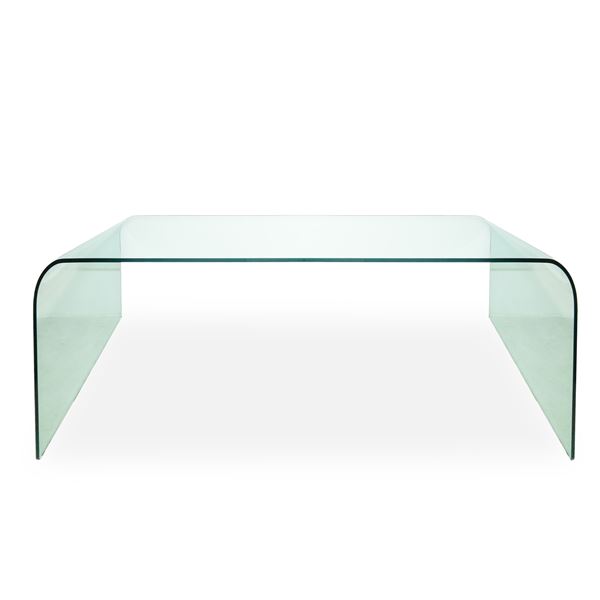 Glass writing table