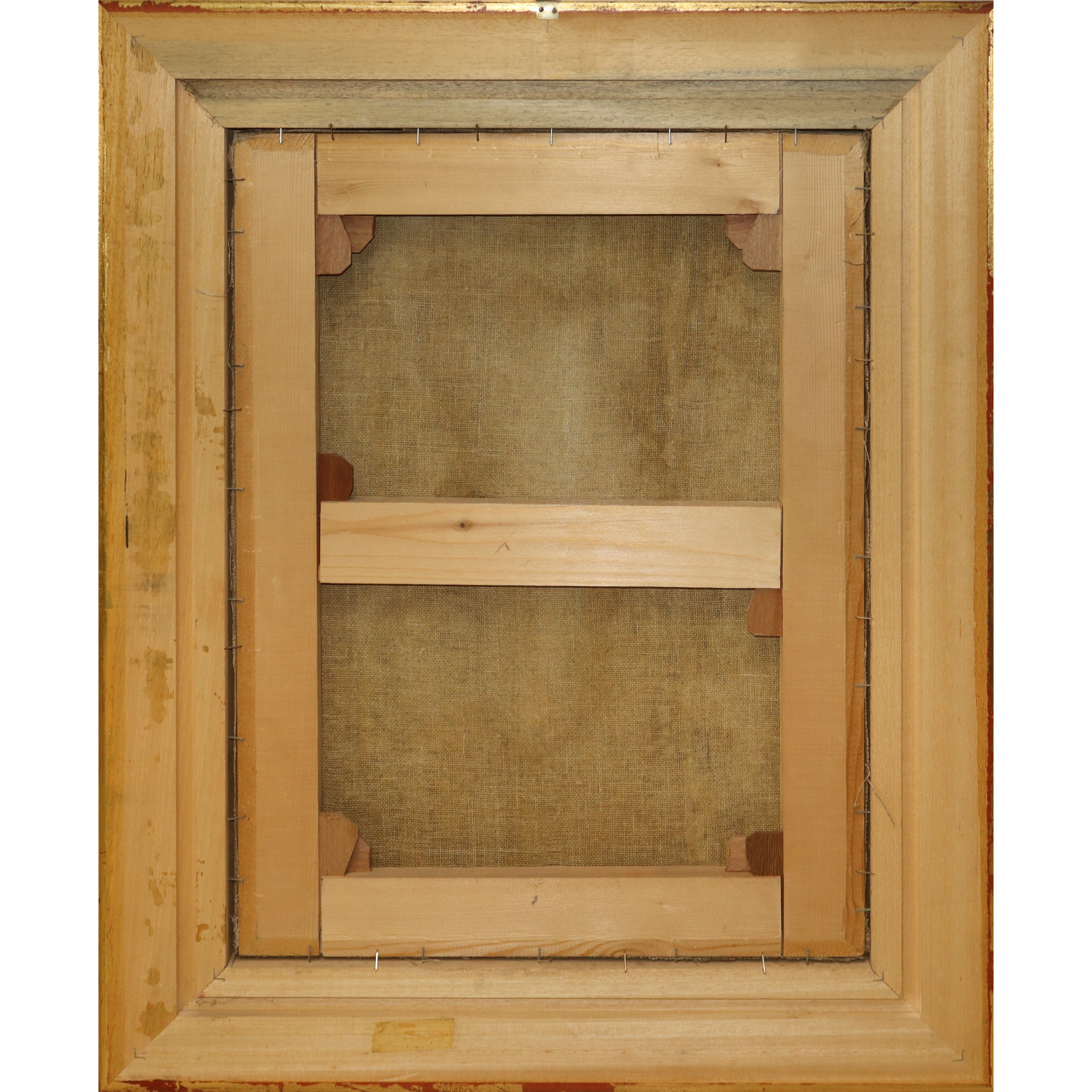 Gesù Cristo in croce con le anime purganti alla base