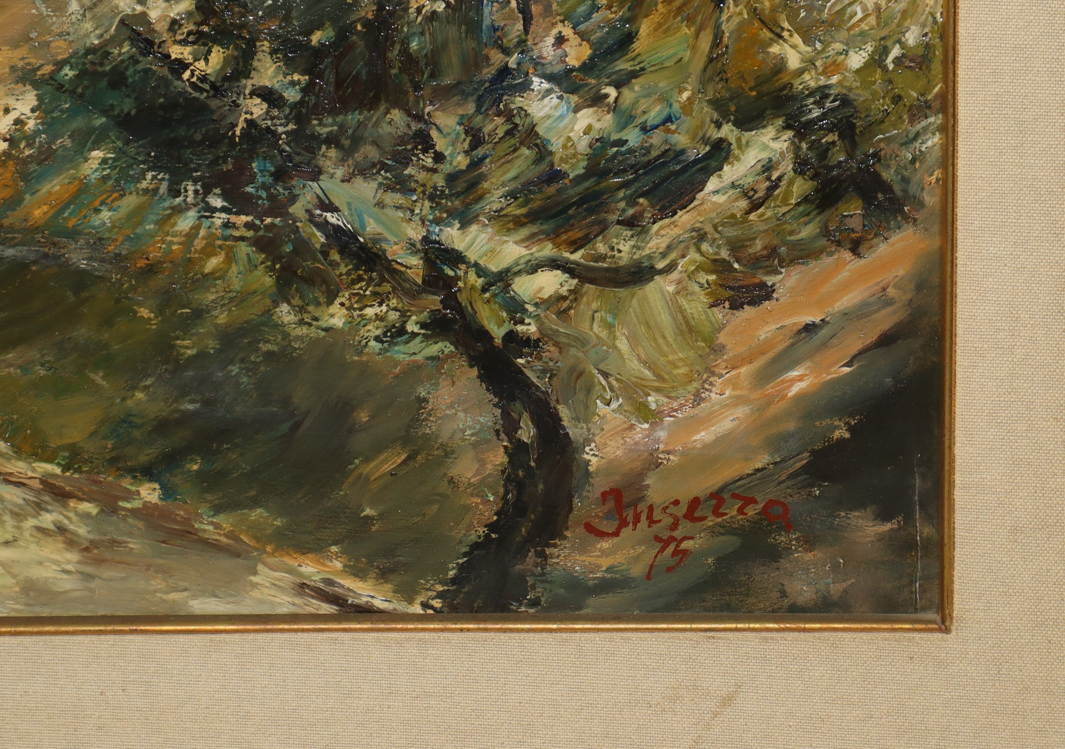 Paesaggio con alberi