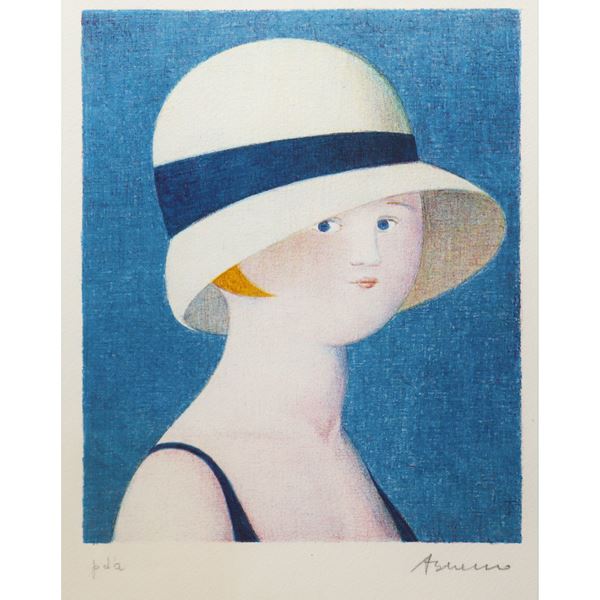 Antonio  Bueno - Girl with hat