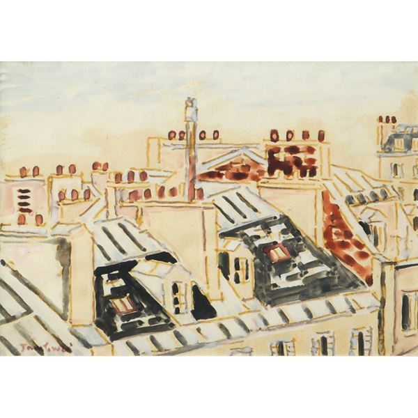 Orfeo Tamburi - Parisian rooftops