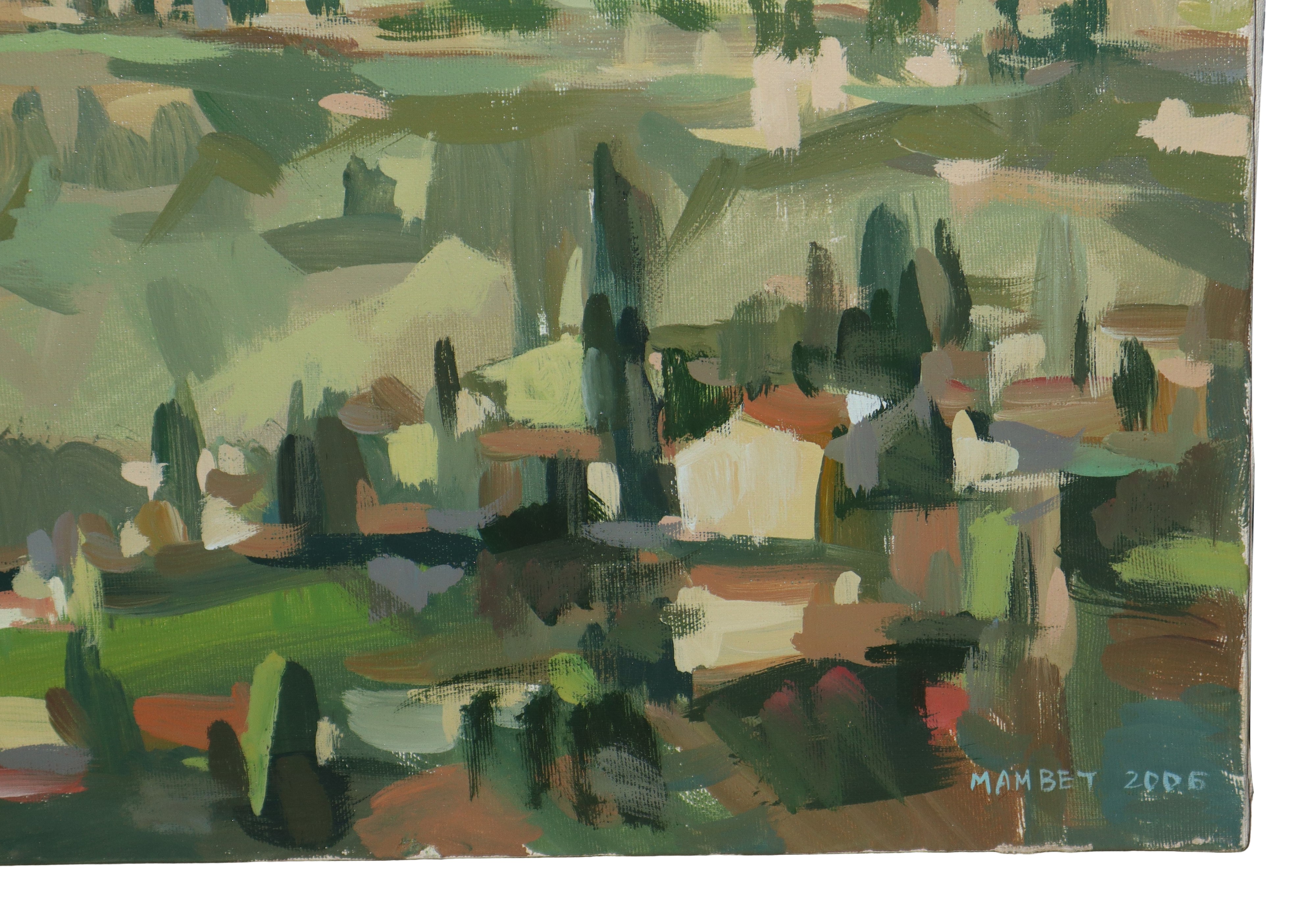 Paesaggio di Taormina con Etna