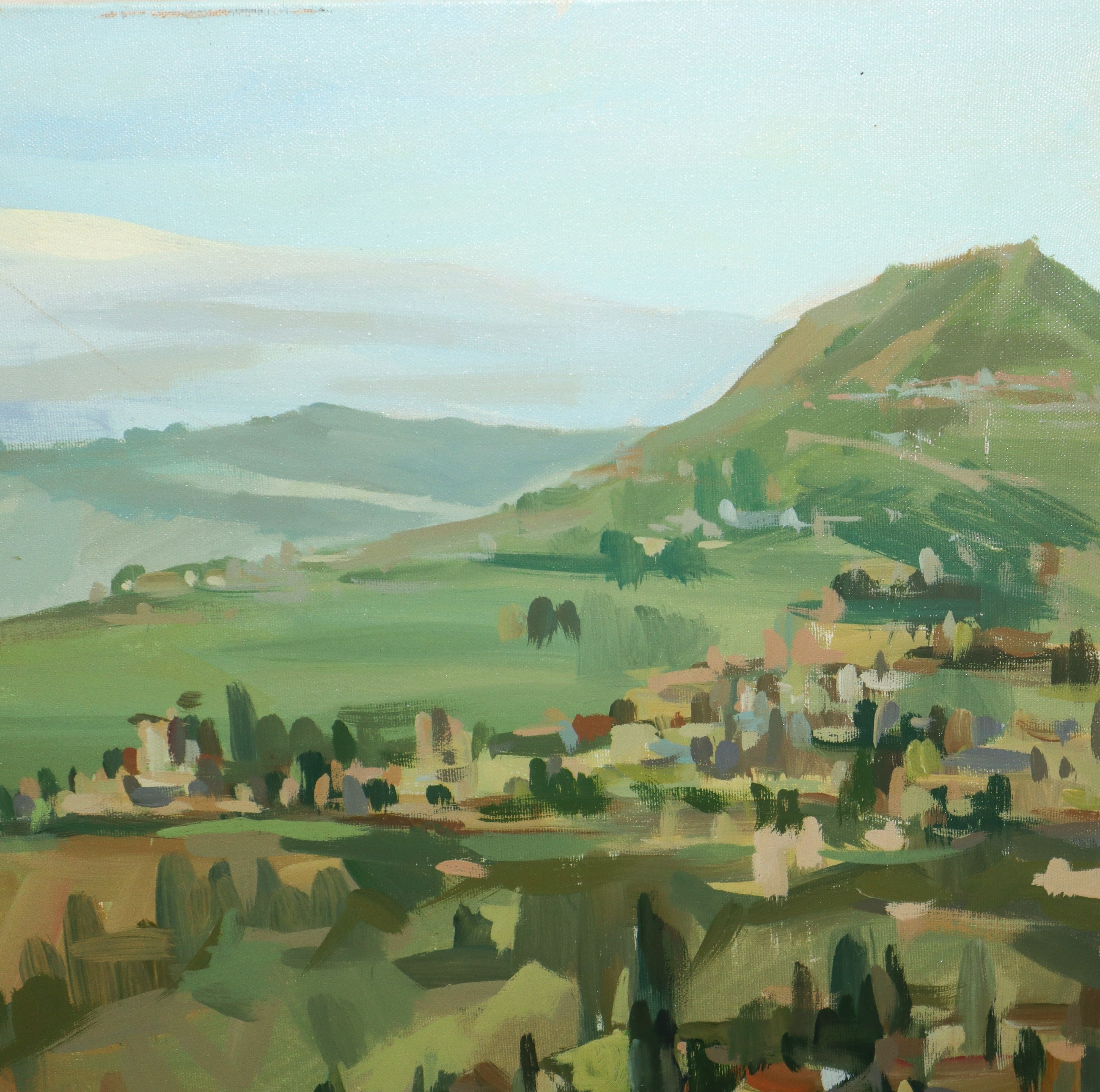 Paesaggio di Taormina con Etna