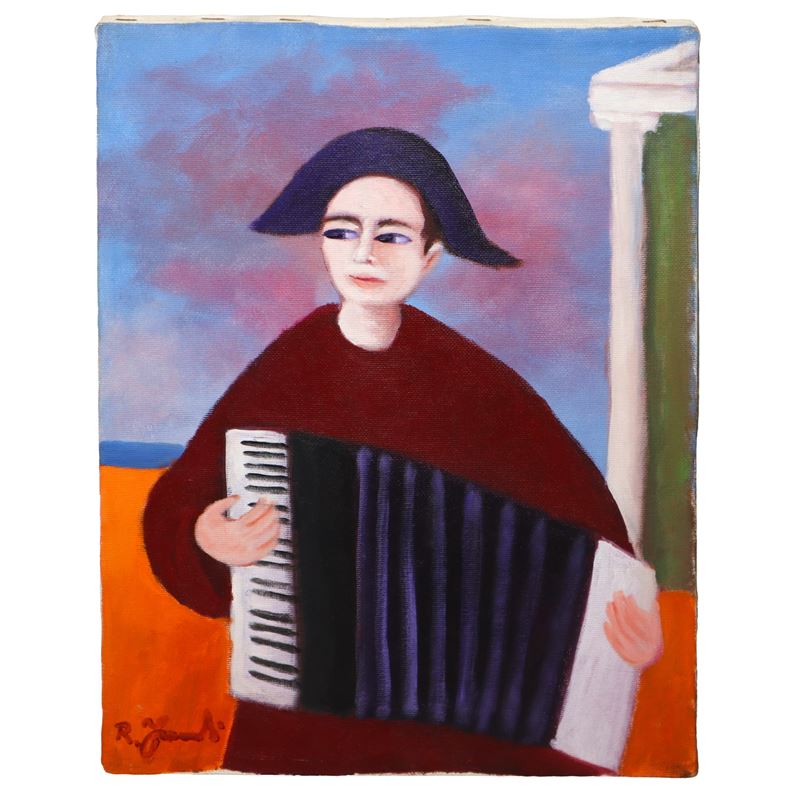 Personaggi con fisarmonica