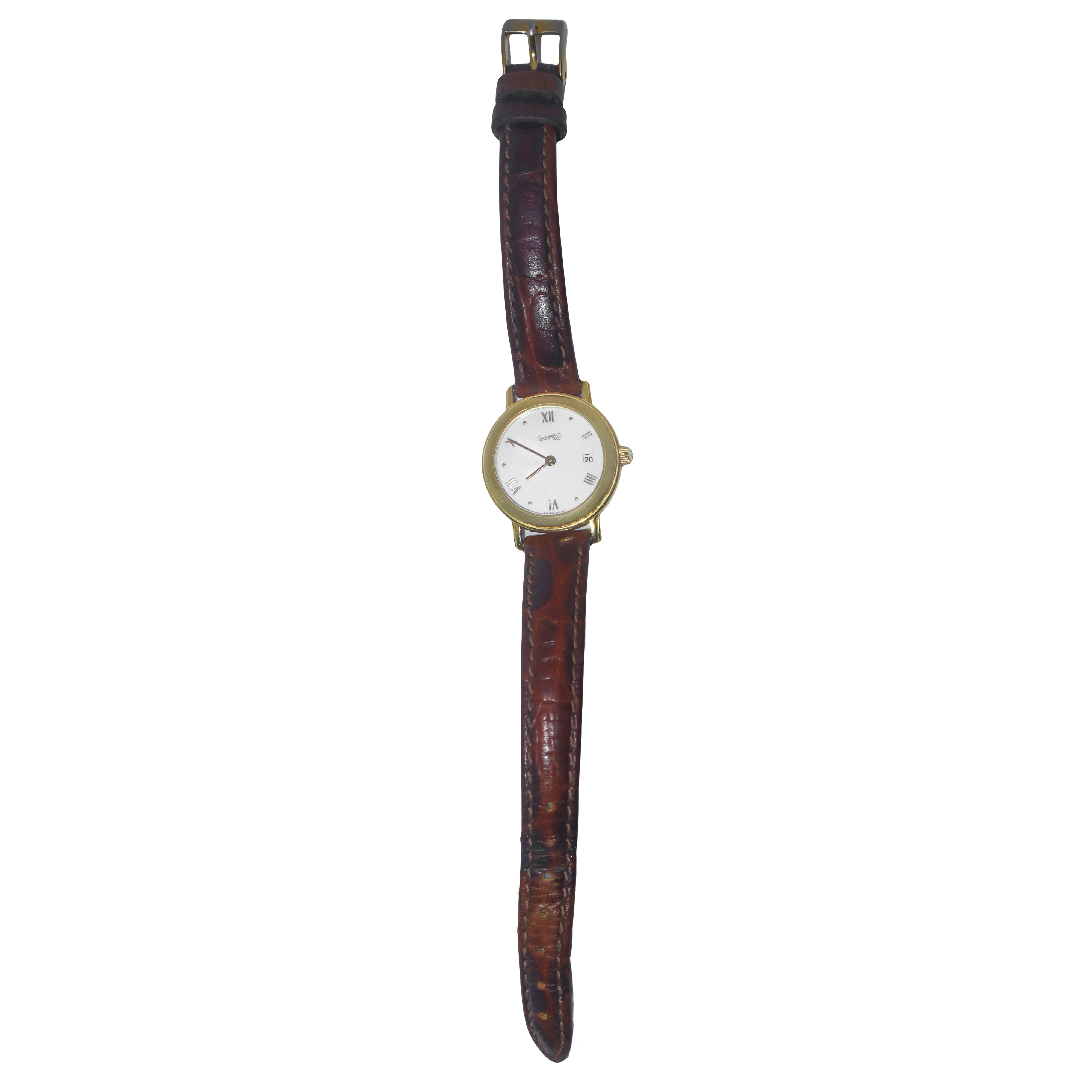 Eberhard & Co Suisse - Orologio da Donna in Oro con Cinturino in Pelle
