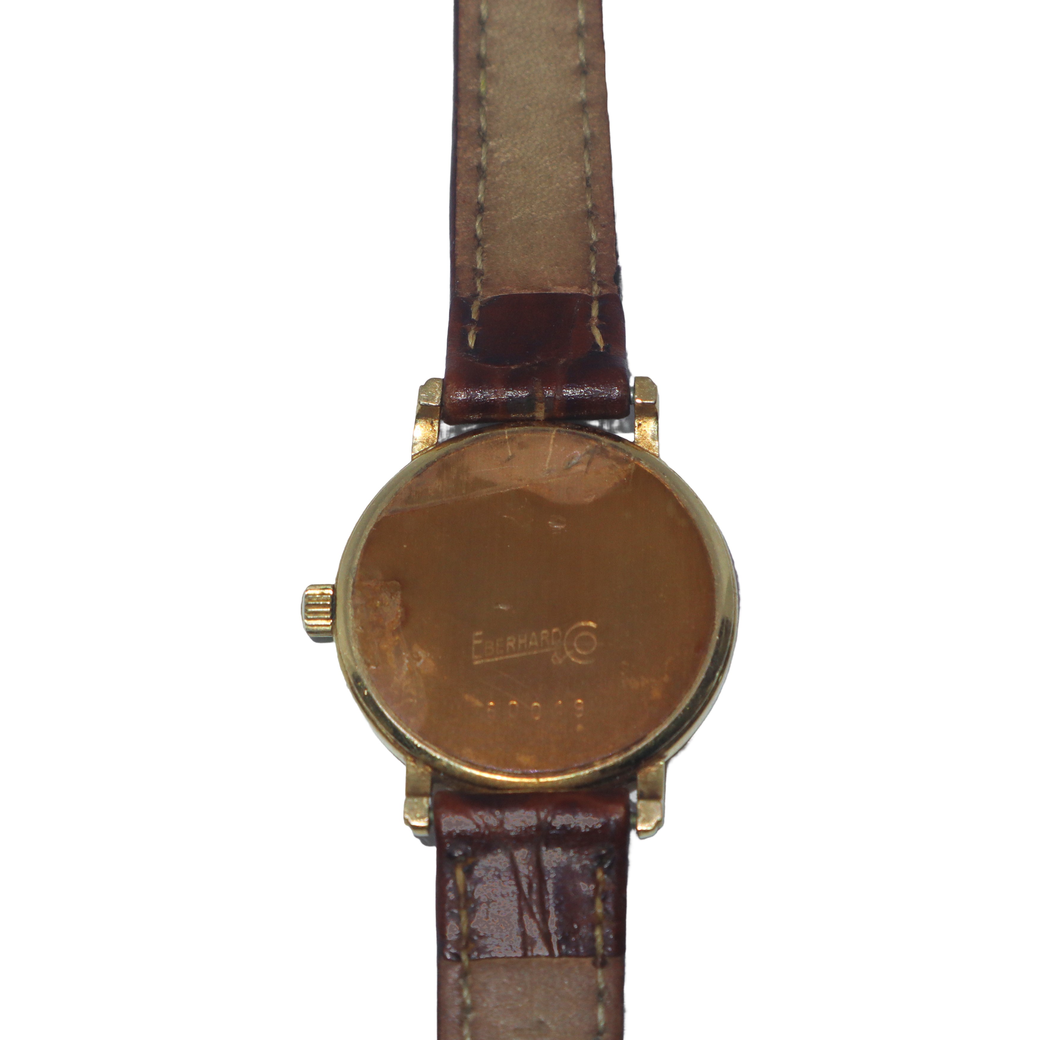 Eberhard & Co Suisse - Orologio da Donna in Oro con Cinturino in Pelle