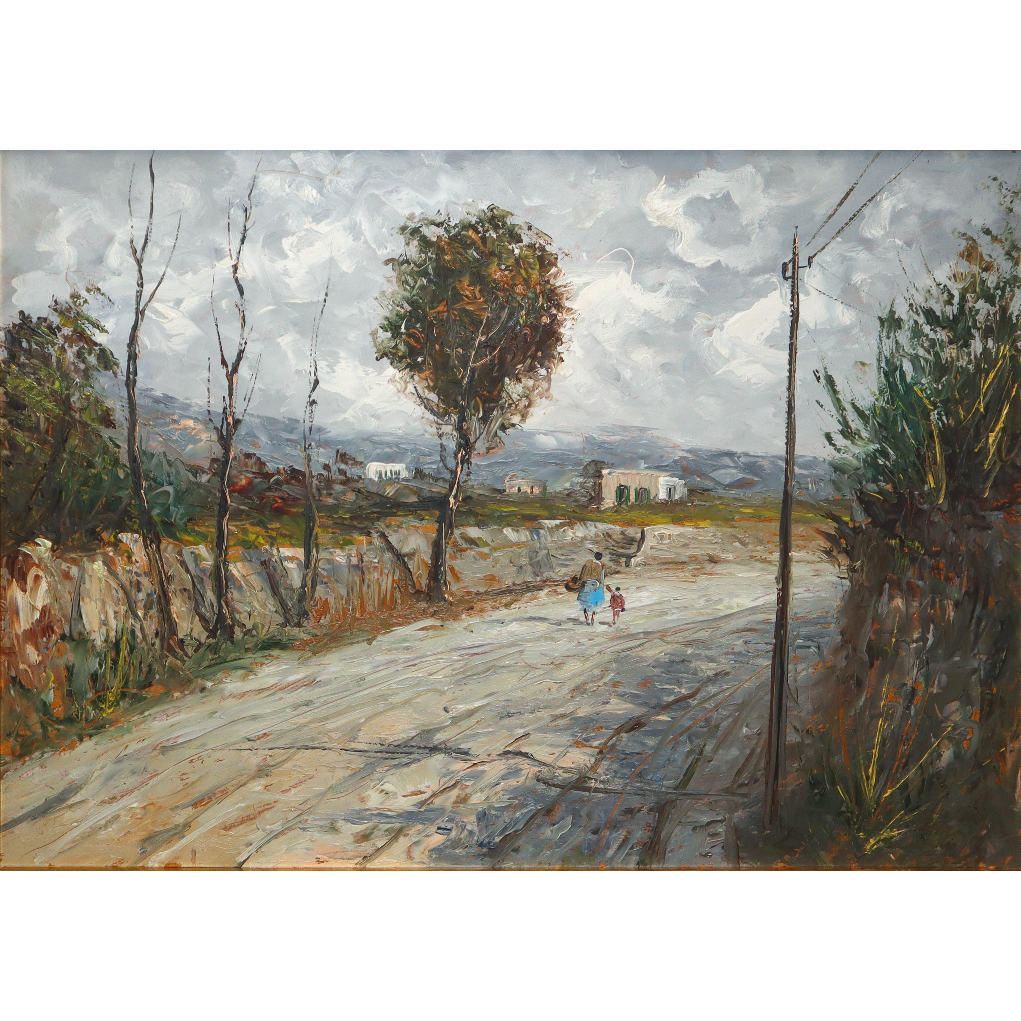 Strada di Campagna con Personaggi
