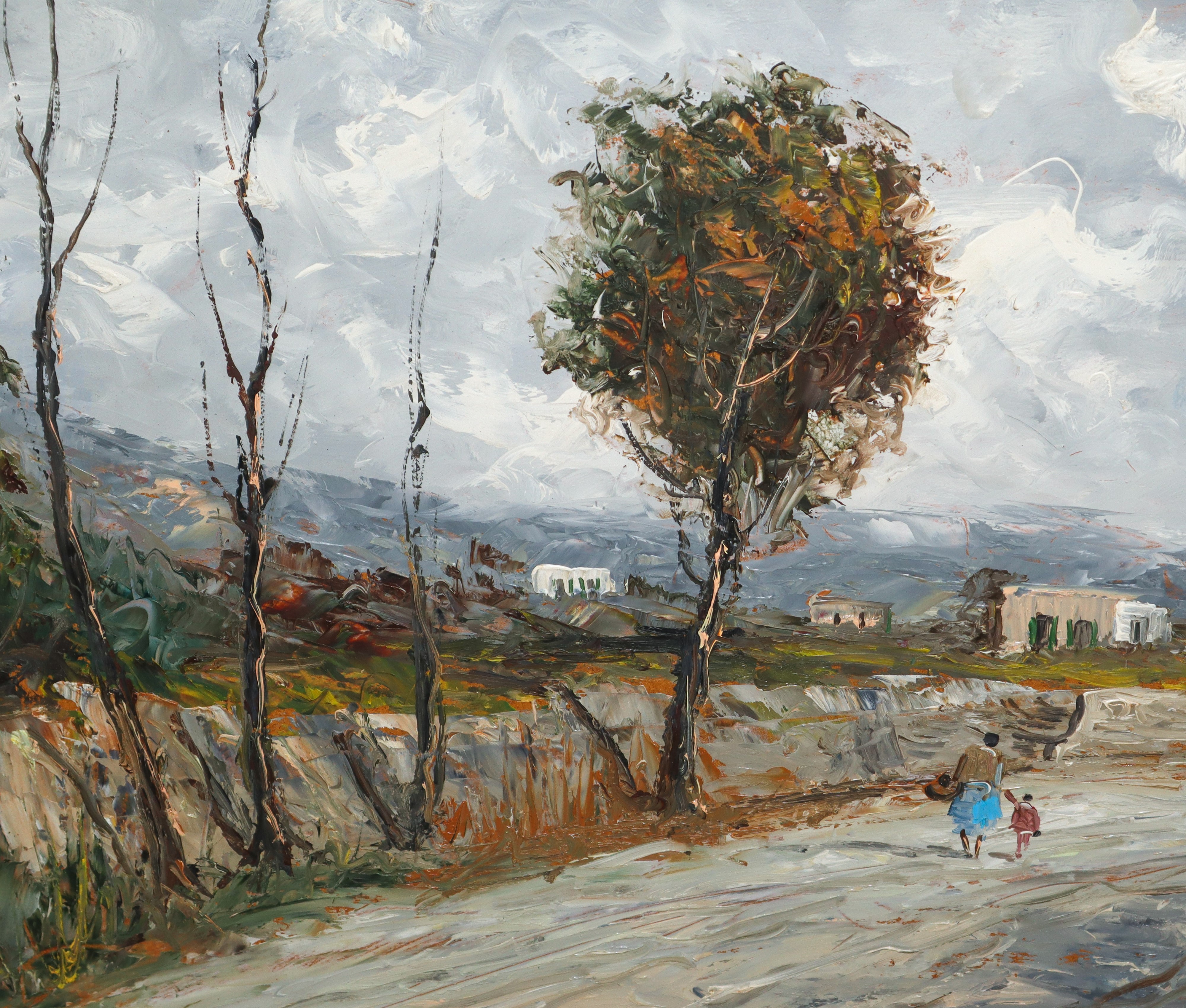 Strada di Campagna con Personaggi