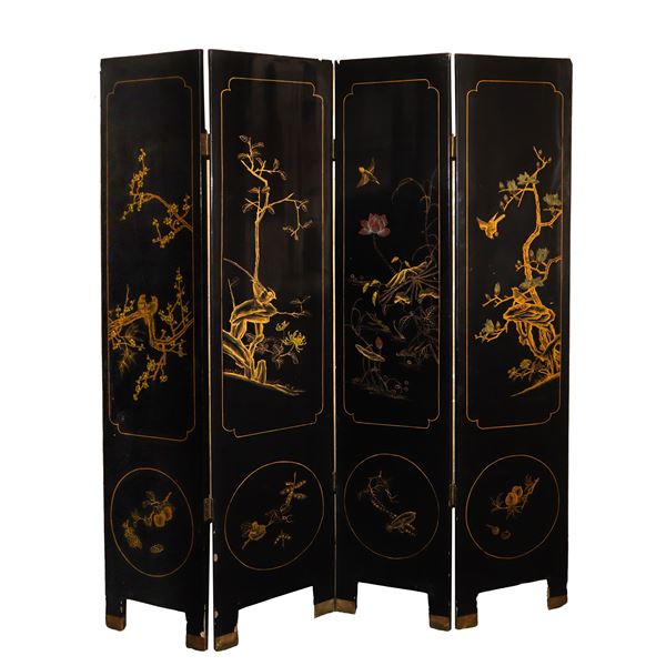 Japanese folding screen