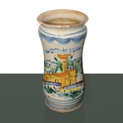 Albarello in Maiolica Castelli