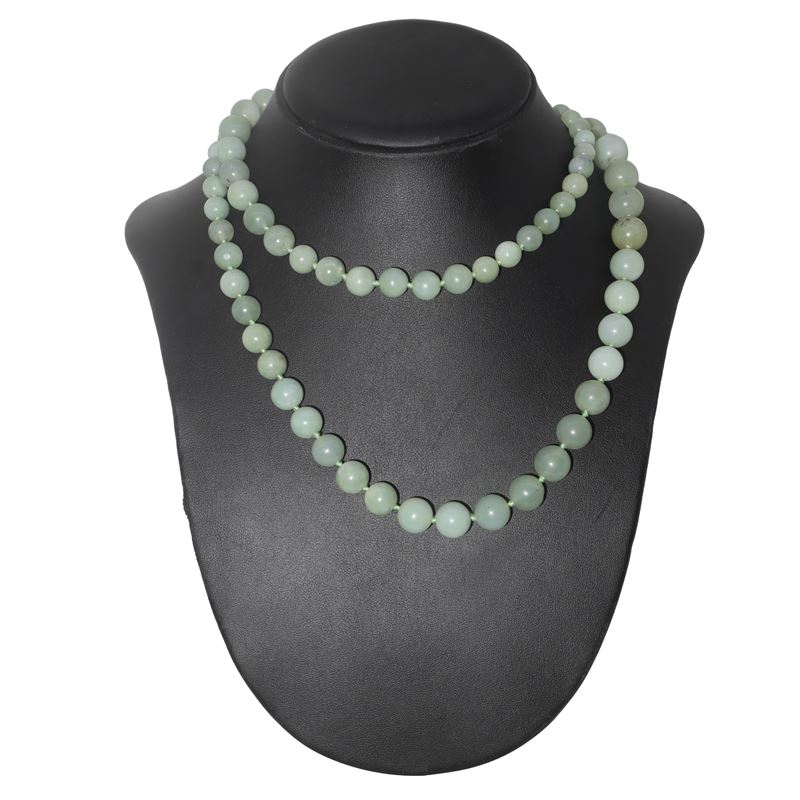 Collana in Giada Verde Chiara