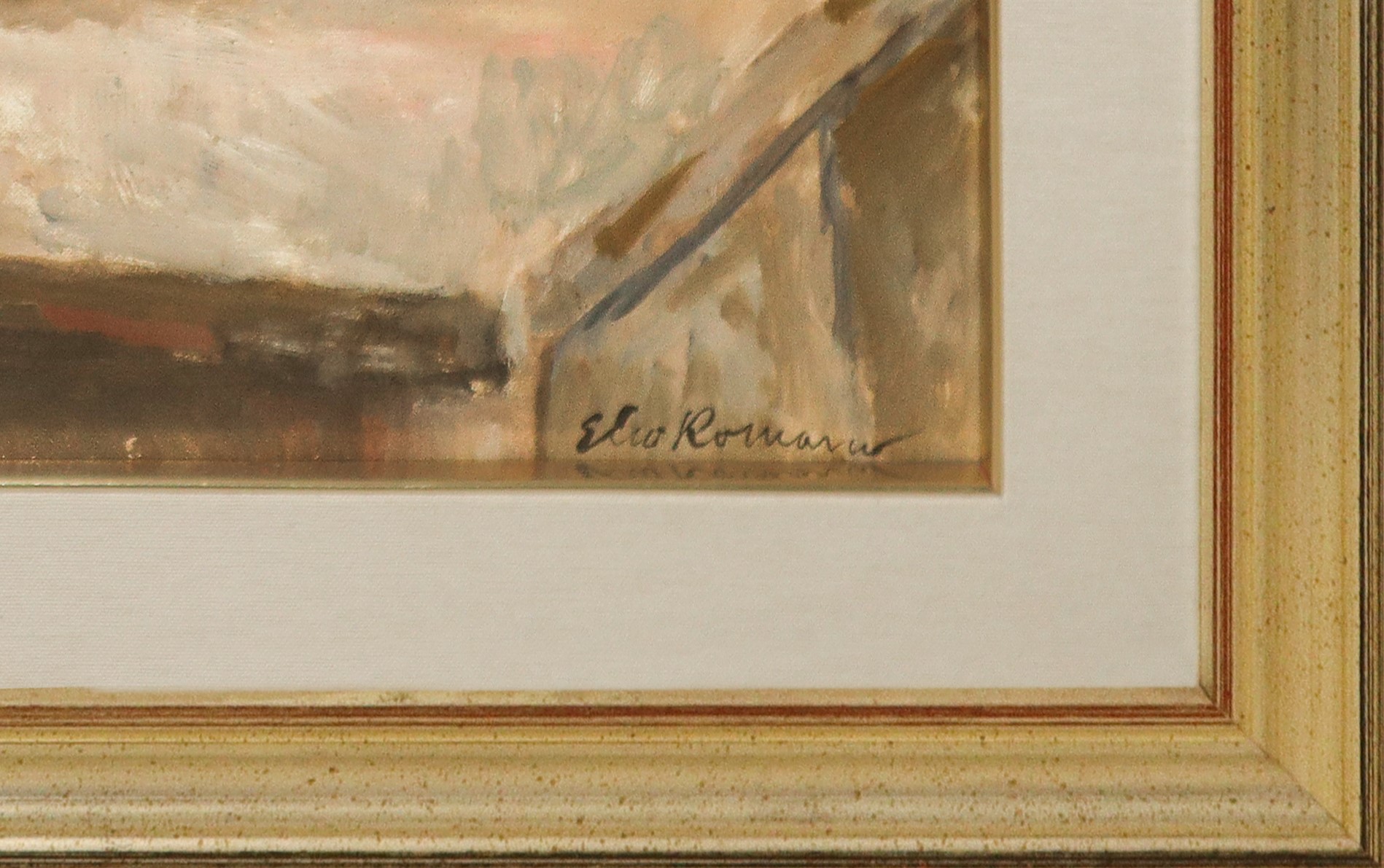 Natura morta di fiori e frutta