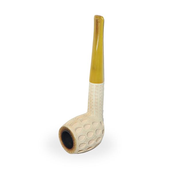 Meerschaum pipe run-in in case