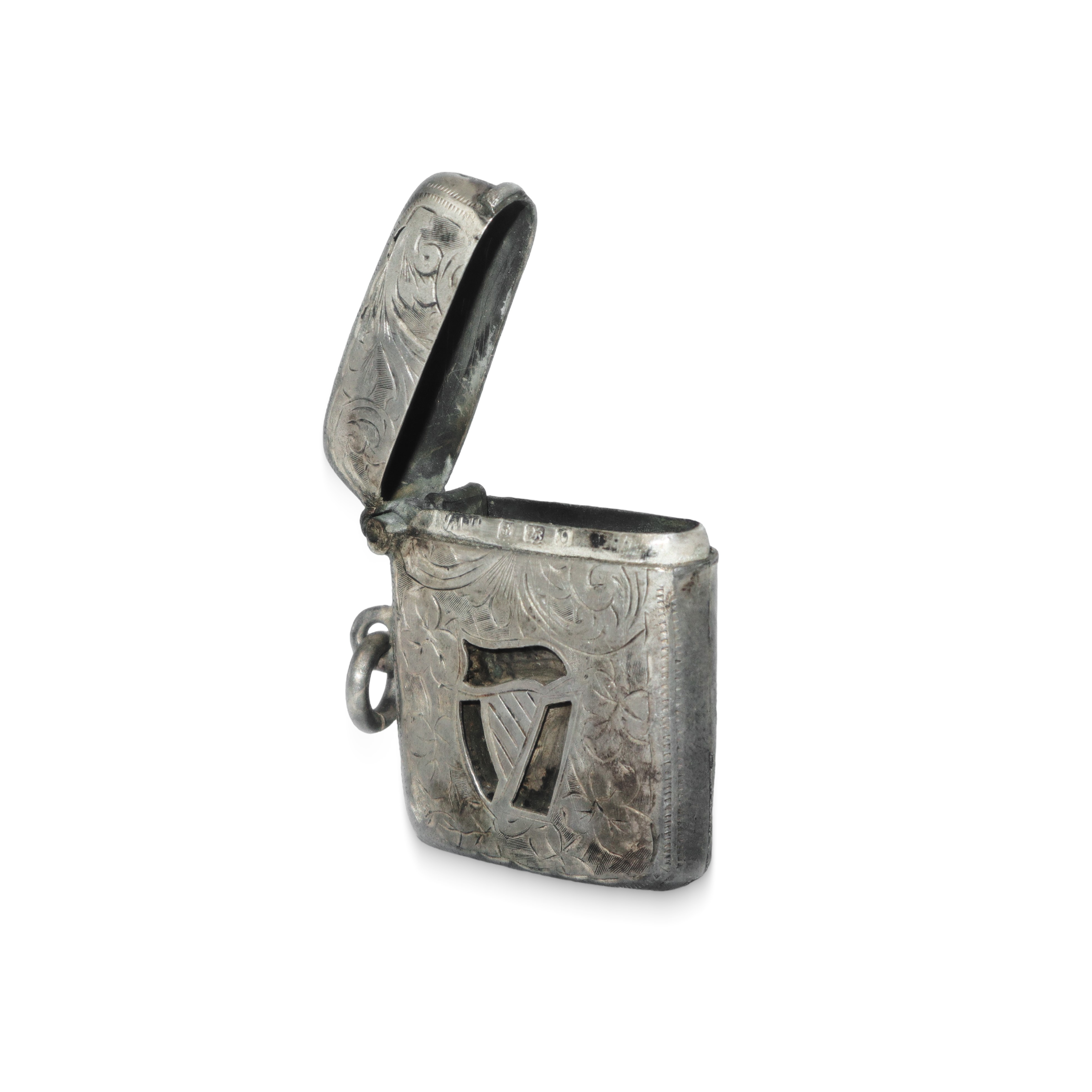 Quattro portafiammiferi in argento Inghilterra