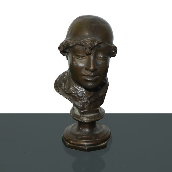 Bronze head depicting a Neapolitan street urchin