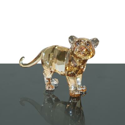 Cucciolo di Tigre in Cristallo Ambrato