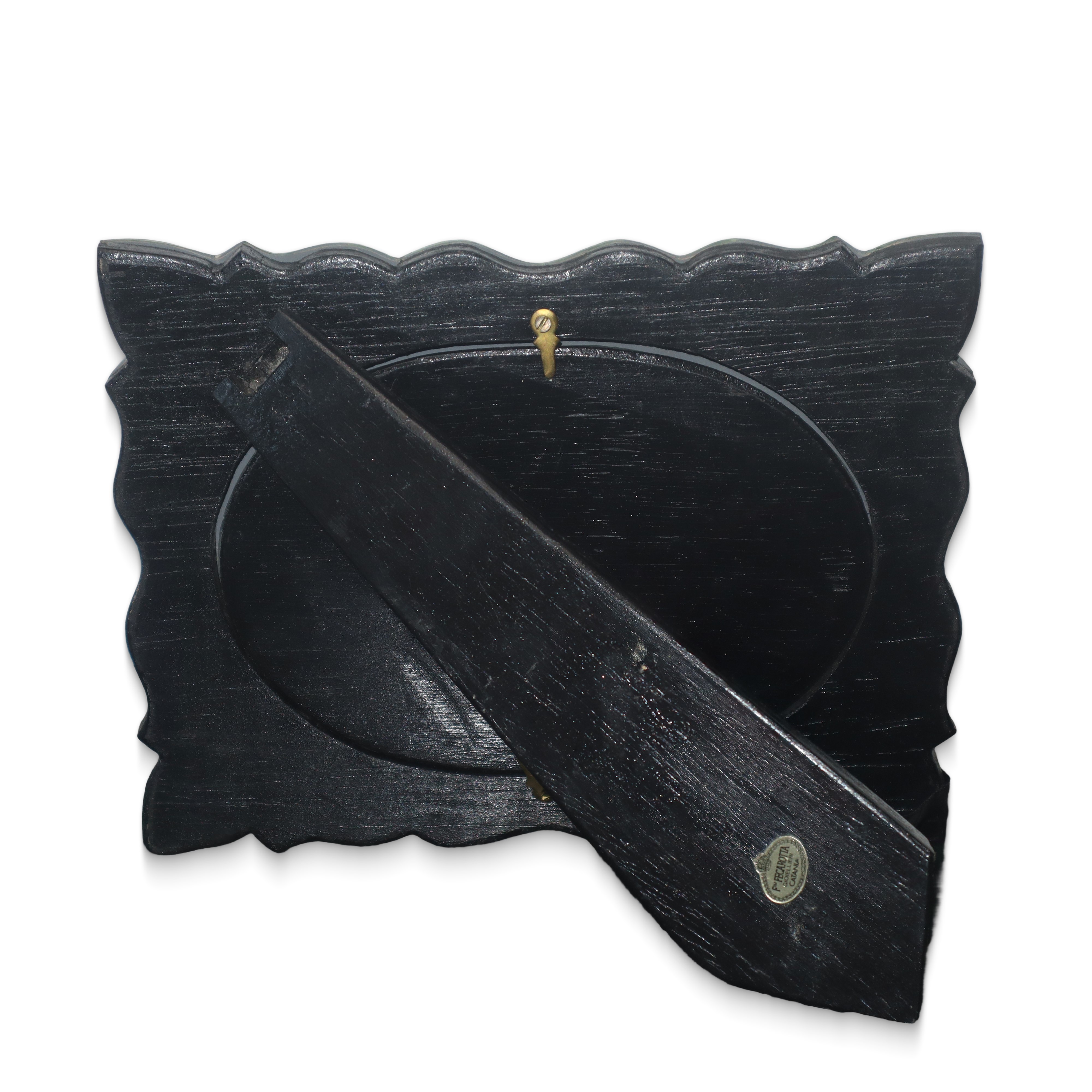 Portafoto in cristallo molato e bulinato