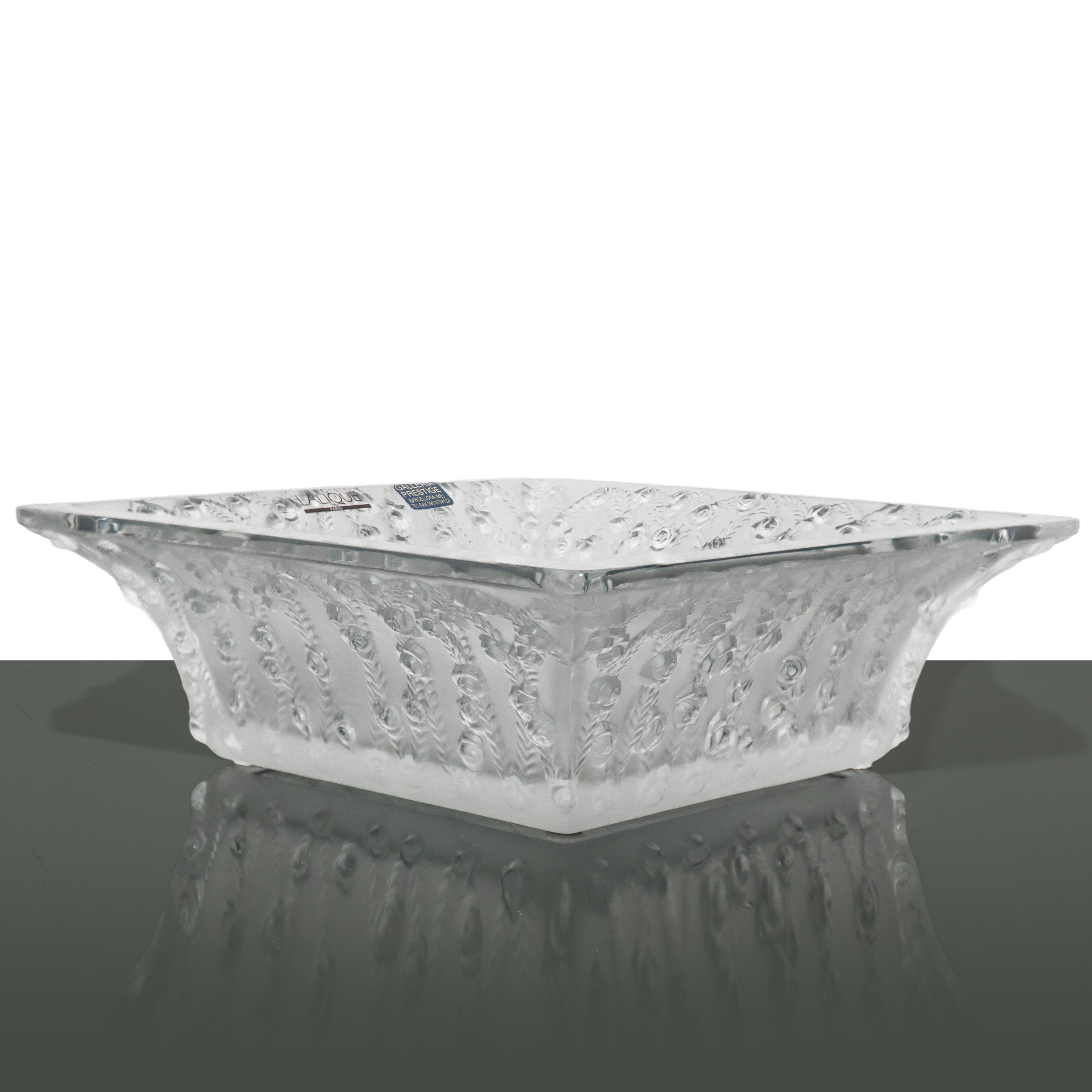 Centro tavola in cristallo Roses