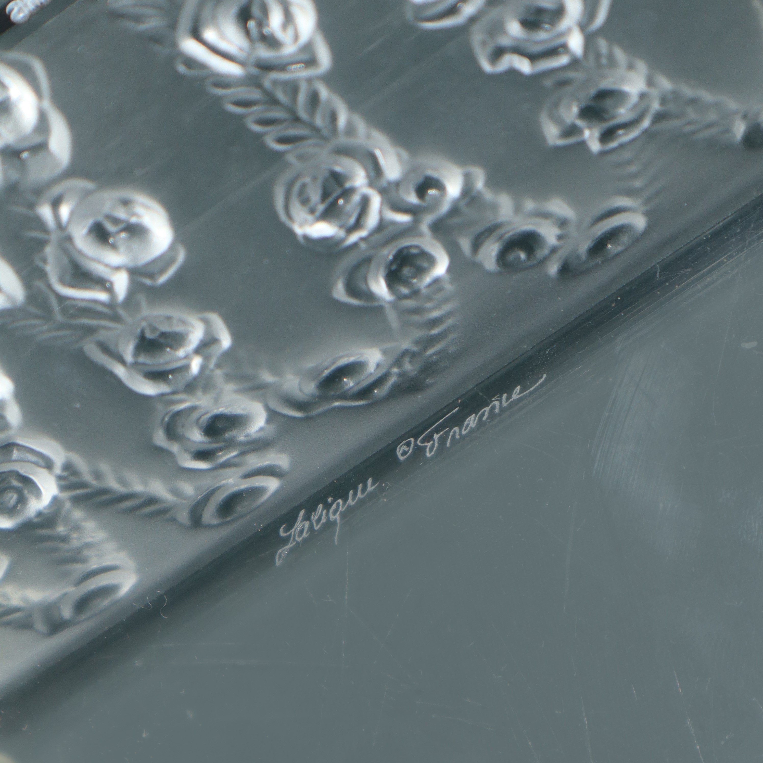 Centro tavola in cristallo Roses