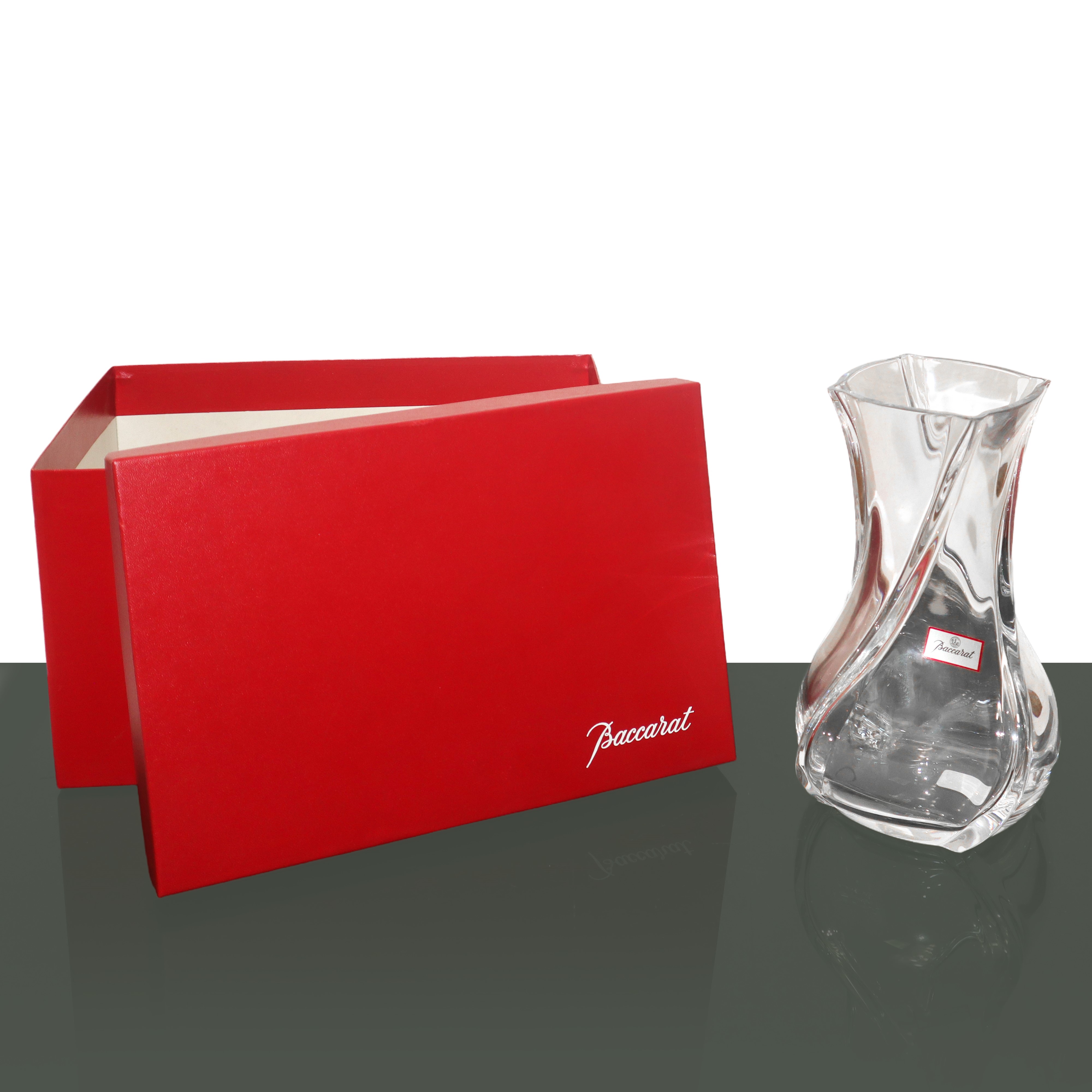 Vaso in cristallo modello Serpentine