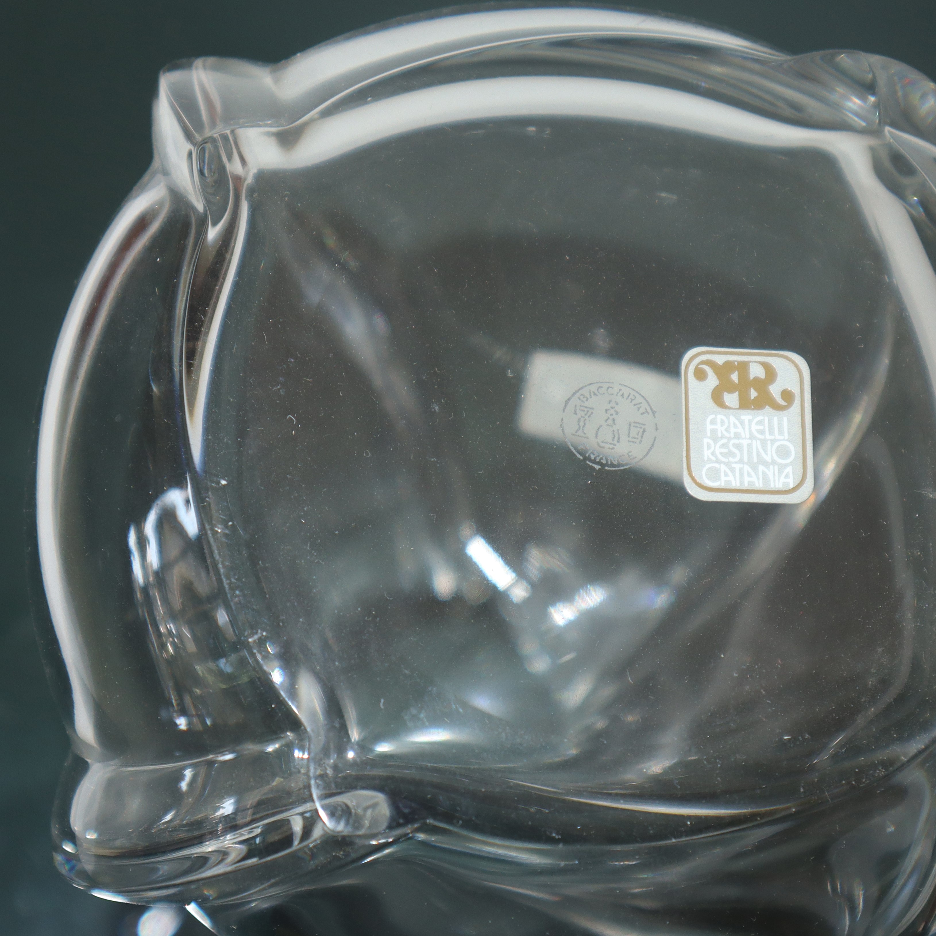 Vaso in cristallo modello Serpentine