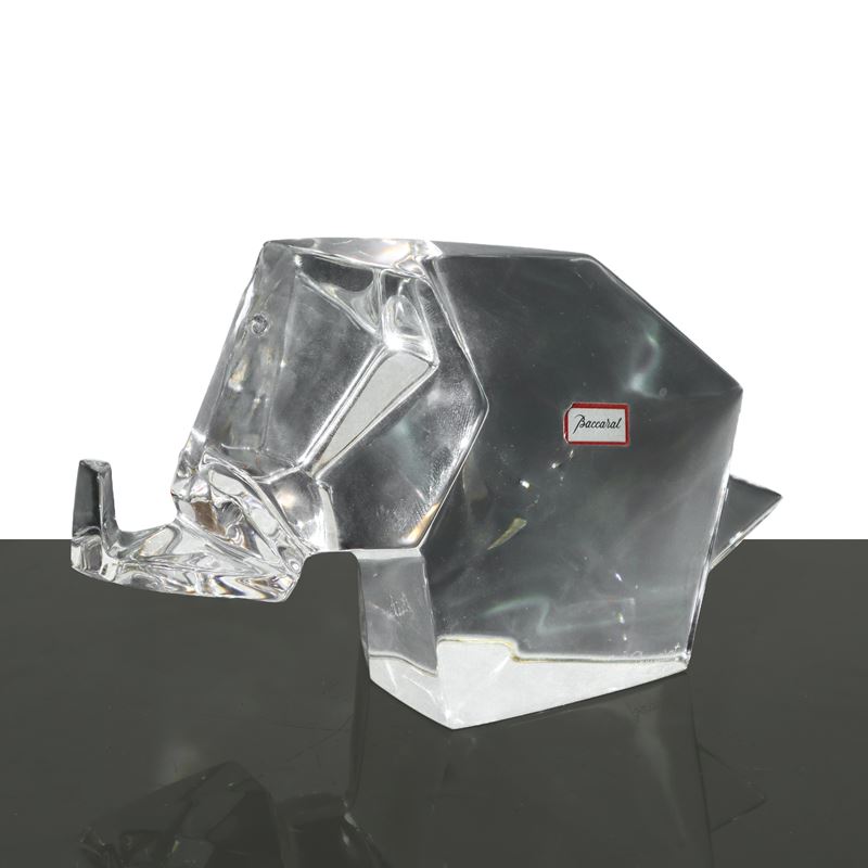 Baccarat France - Elefantino in Cristallo da Collezione