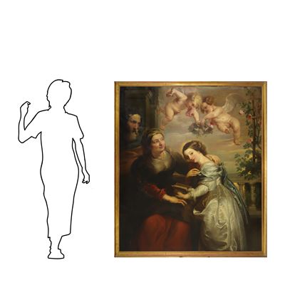 L'educazione di Maria , da Rubens