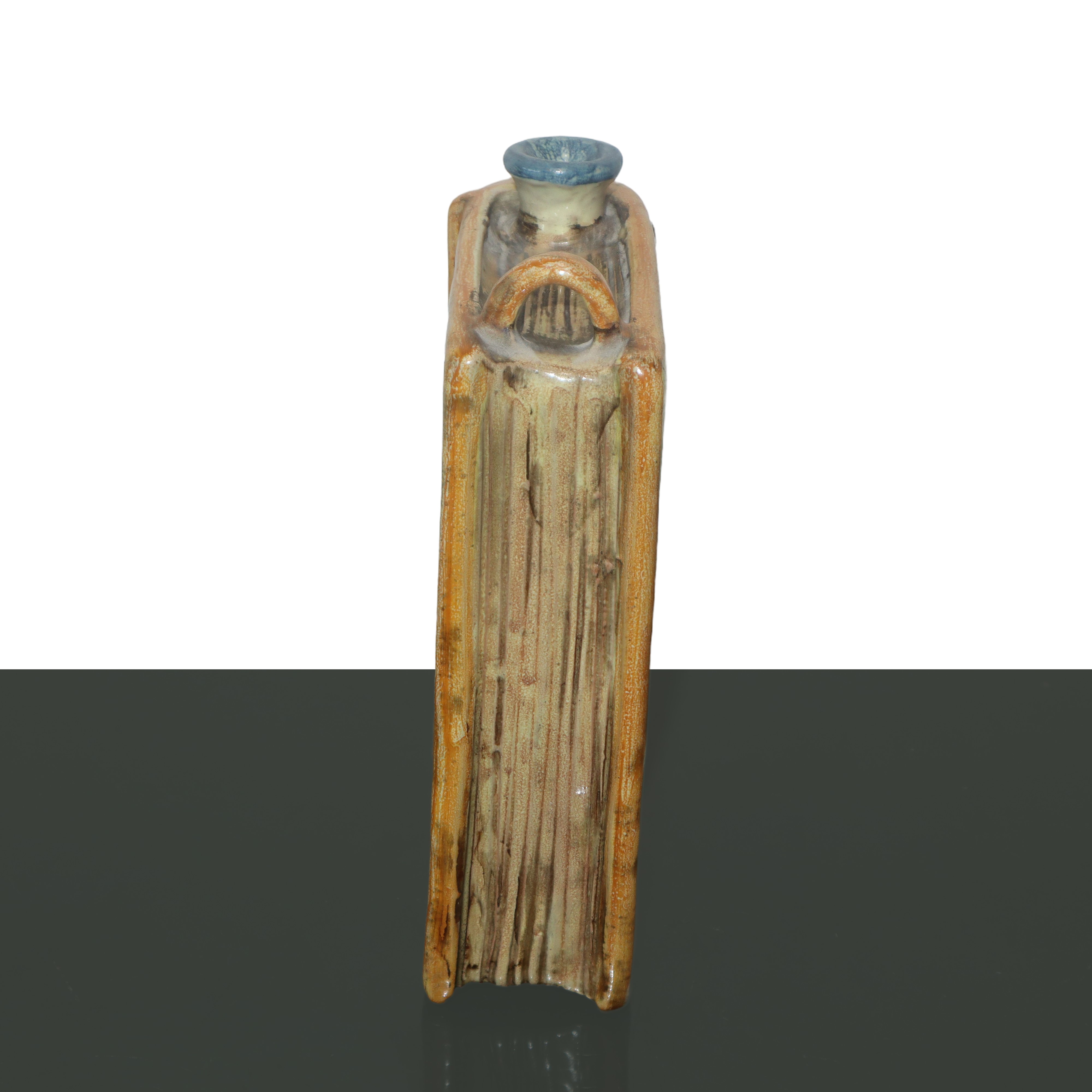 Borraccia a libro in ceramica