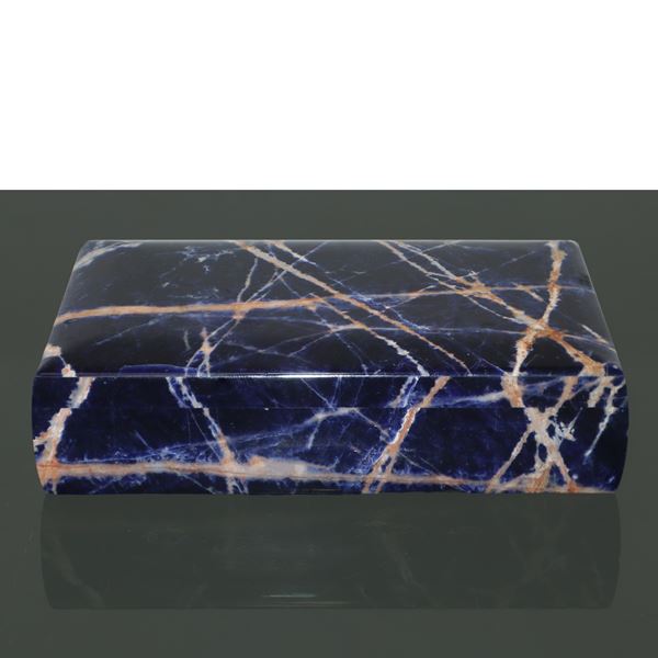 Sodalite blue quartzite box