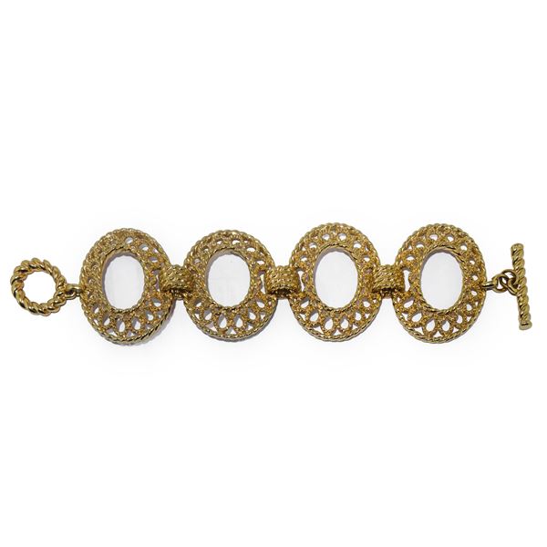 Christian Dior - Golden metal chain bracelet