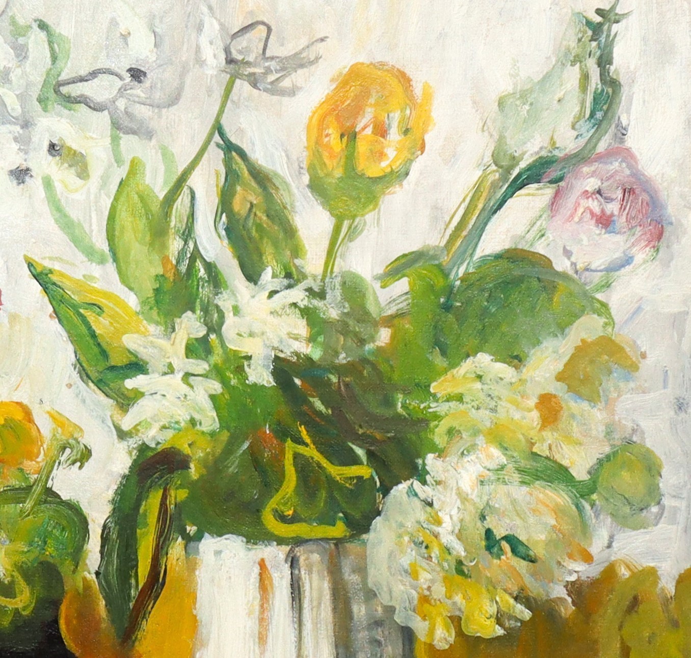 Elio Romano - Natura Morta di Vasi con Fiori