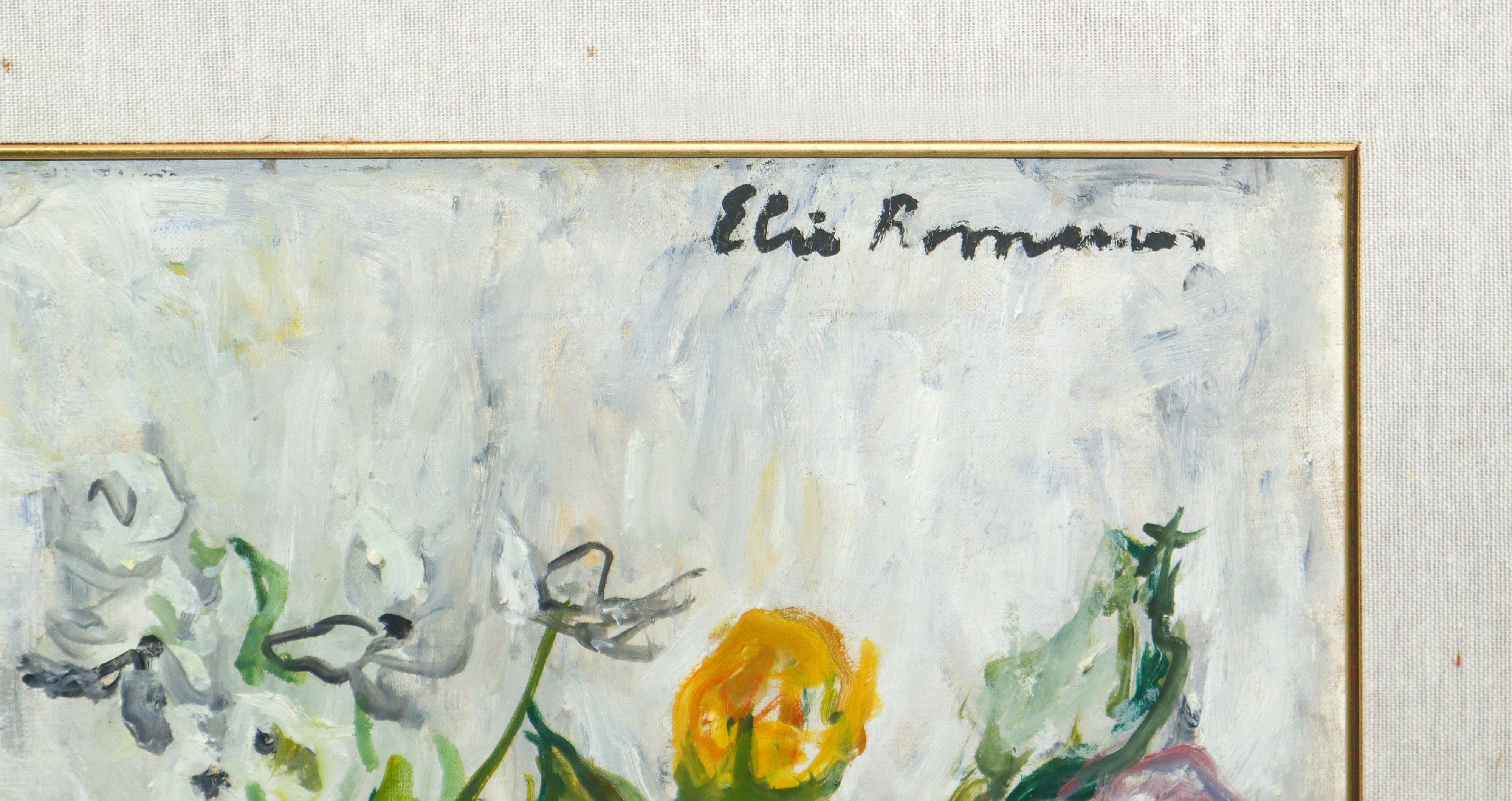 Elio Romano - Natura Morta di Vasi con Fiori